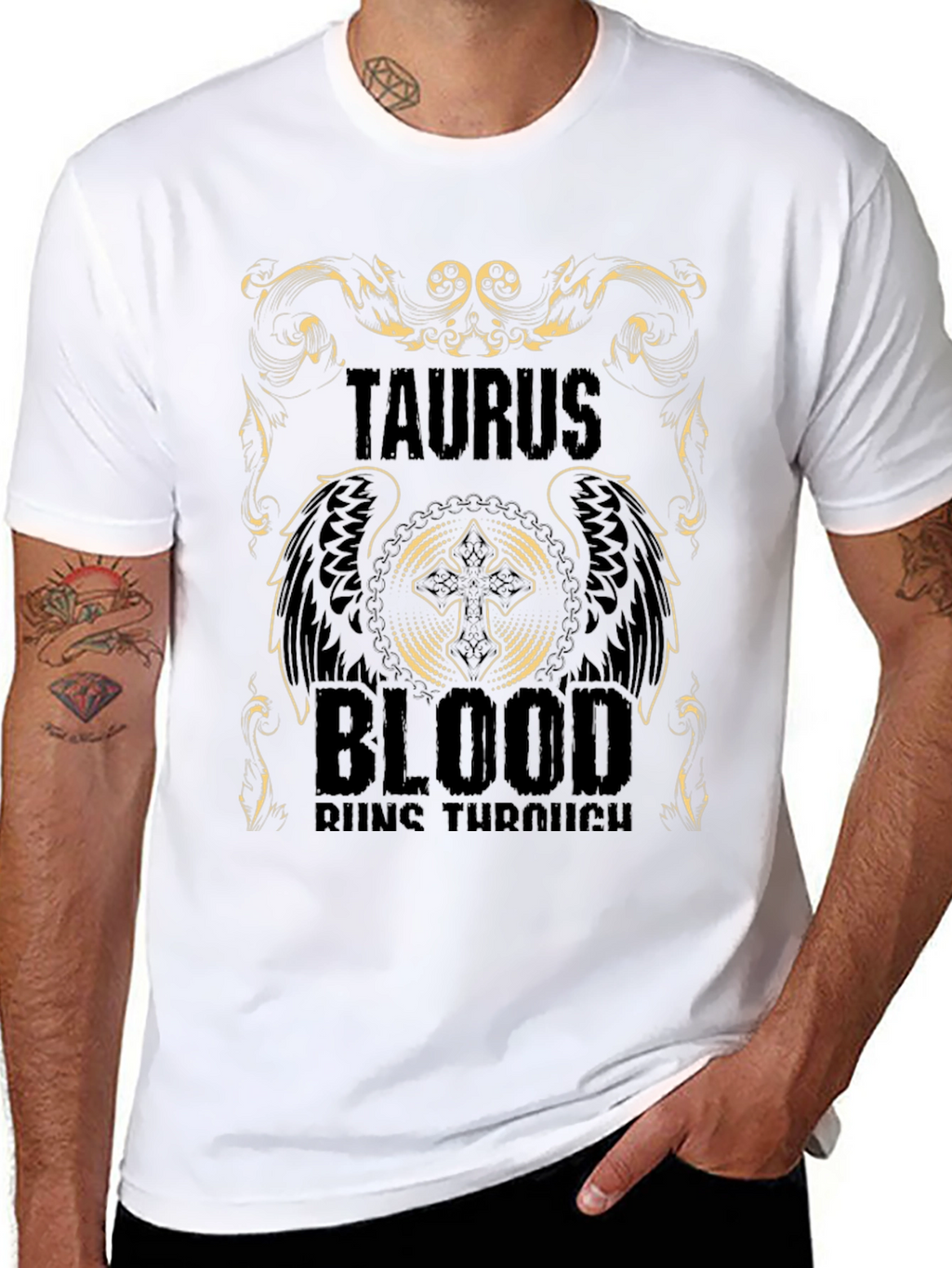 Taurus Blood Graphic Tee - Zodiac Pride