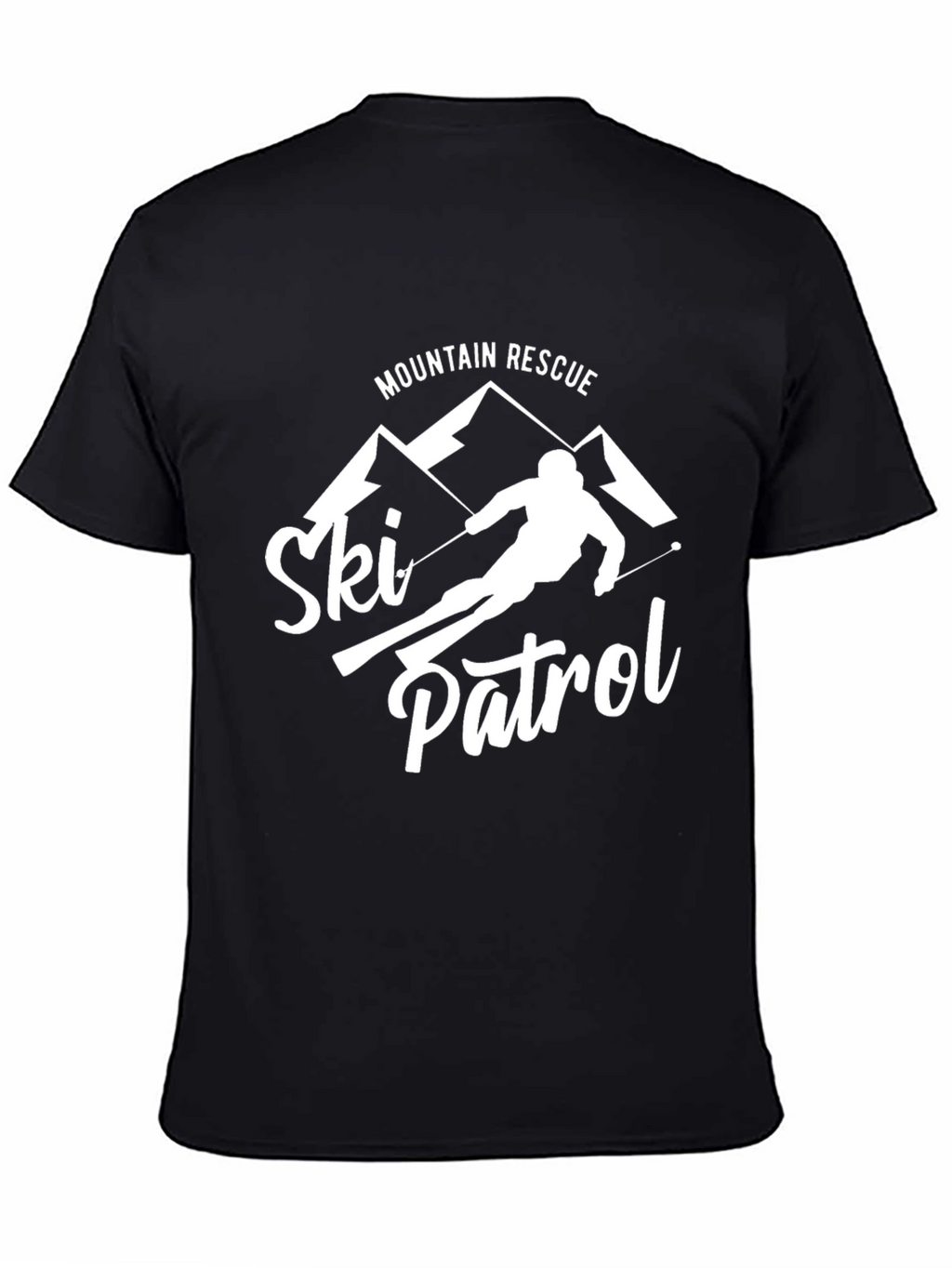 Mountain Rescue Ski Patrol Graphic T-Shirt