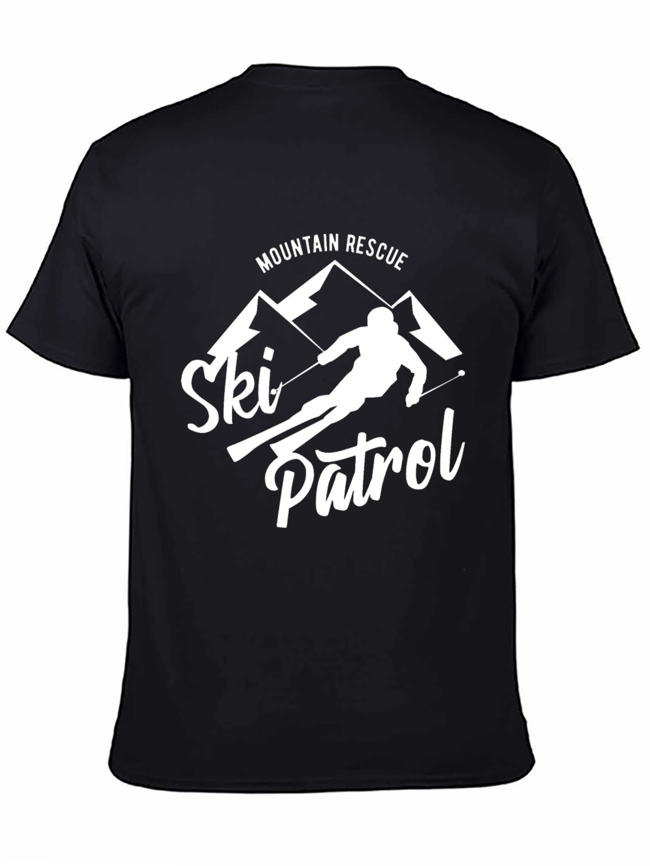 Mountain Rescue Ski Patrol Graphic T-Shirt
