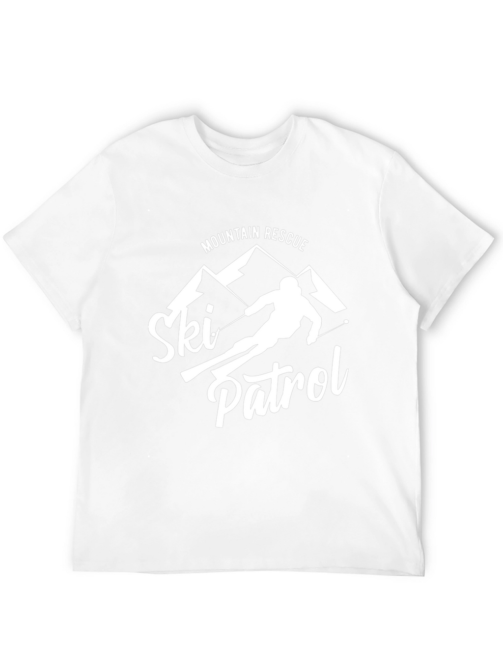 Mountain Rescue Ski Patrol Graphic T-Shirt