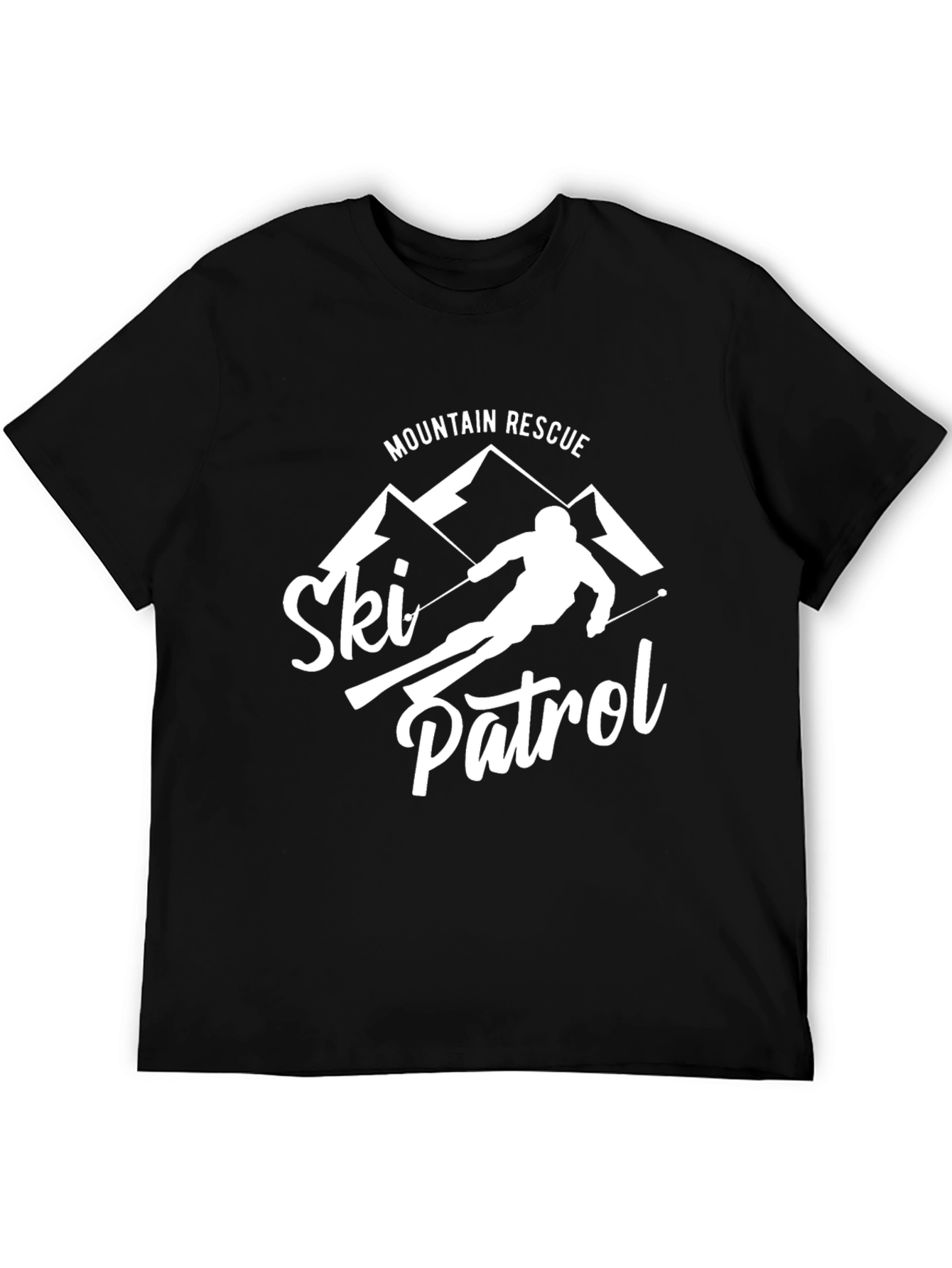 Mountain Rescue Ski Patrol Graphic T-Shirt