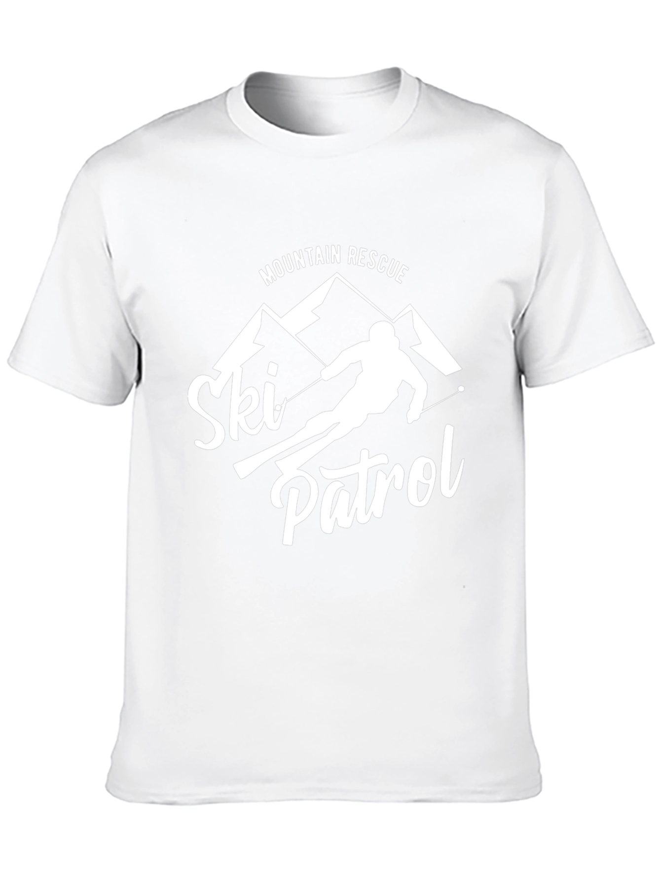 Mountain Rescue Ski Patrol Graphic T-Shirt
