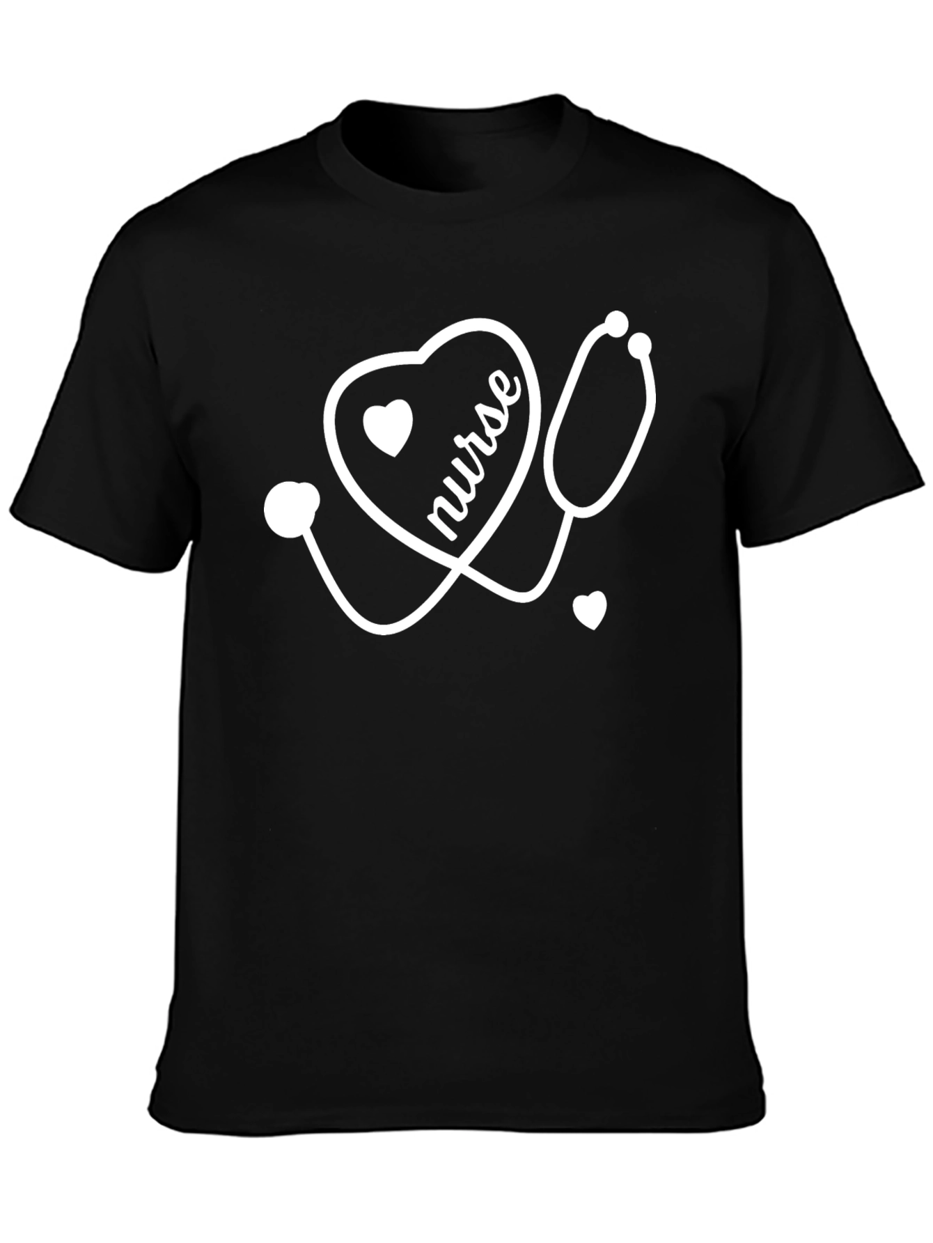 Nurse Stethoscope Heart T-Shirt - Medical Apparel