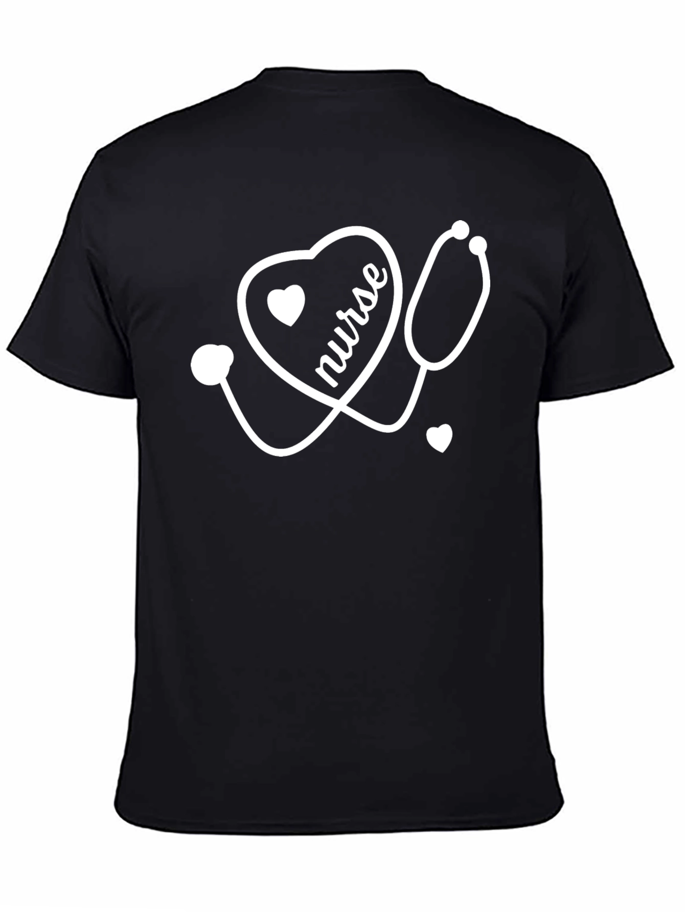 Nurse Stethoscope Heart T-Shirt - Medical Apparel