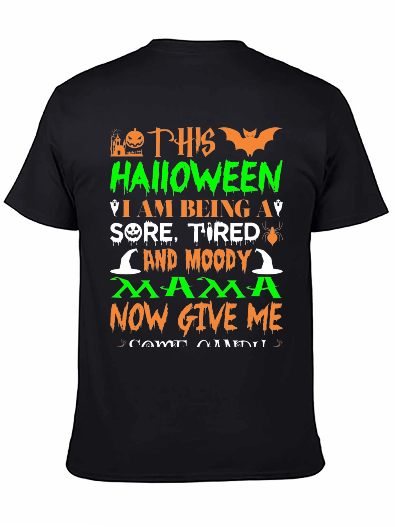 Halloween Mama Graphic T-Shirt