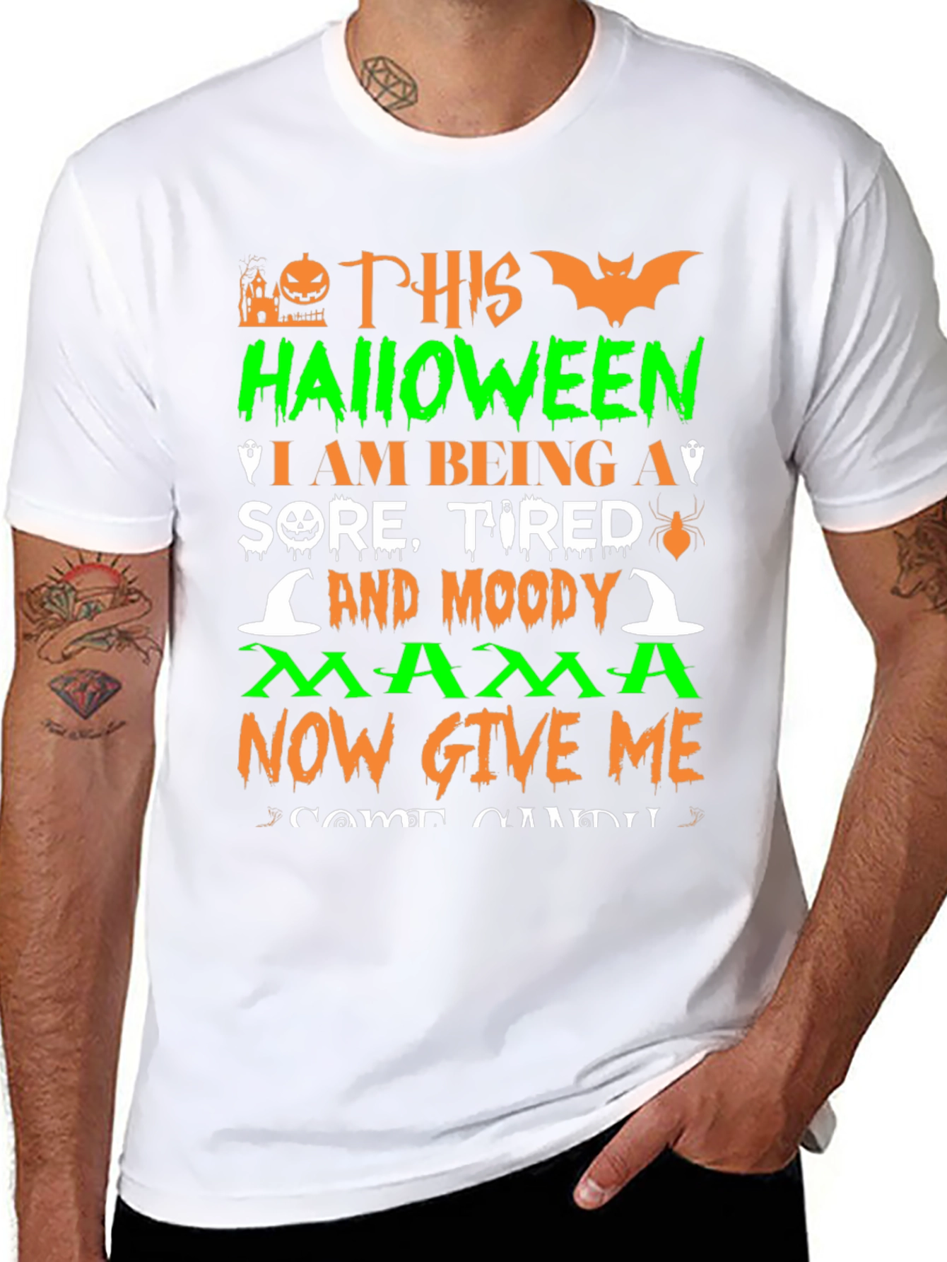 Halloween Mama Graphic T-Shirt