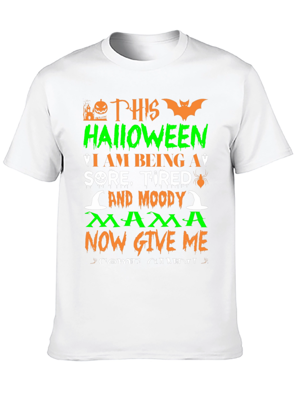 Halloween Mama Graphic T-Shirt