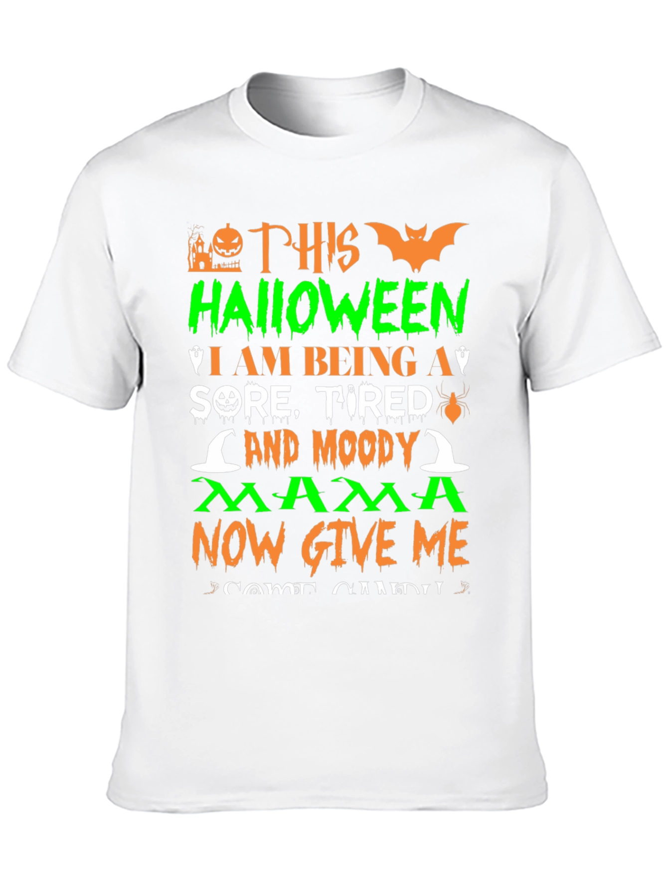 Halloween Mama Graphic T-Shirt