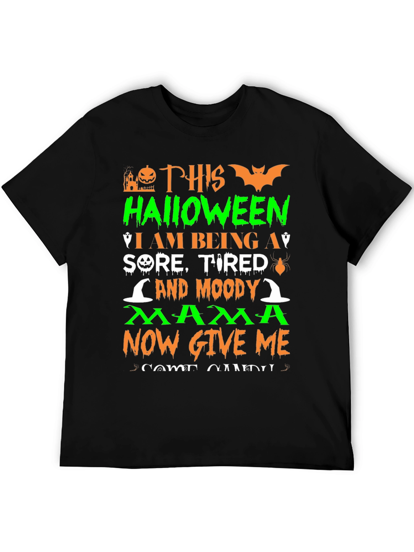 Halloween Mama Graphic T-Shirt