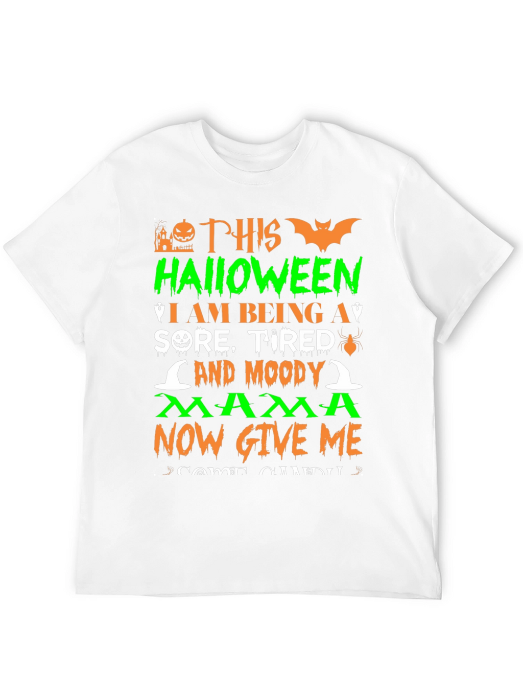 Halloween Mama Graphic T-Shirt
