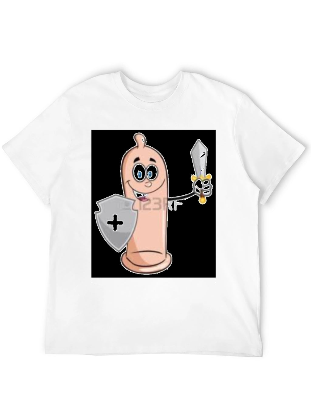 Condom Warrior T-Shirt - Protect Yourself!