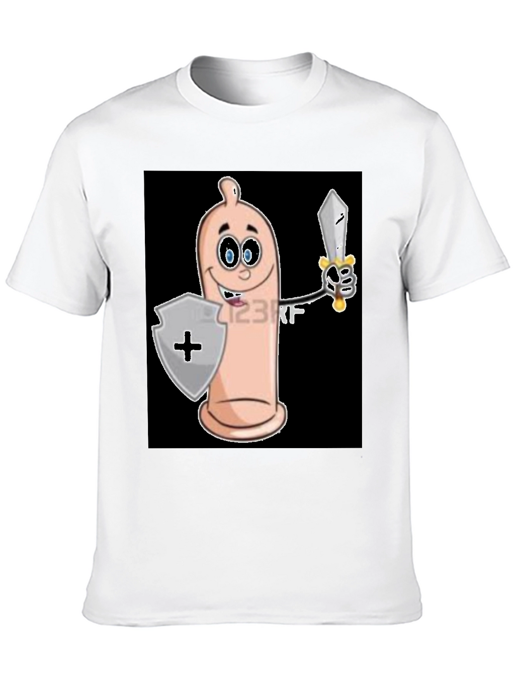 Condom Warrior T-Shirt - Protect Yourself!