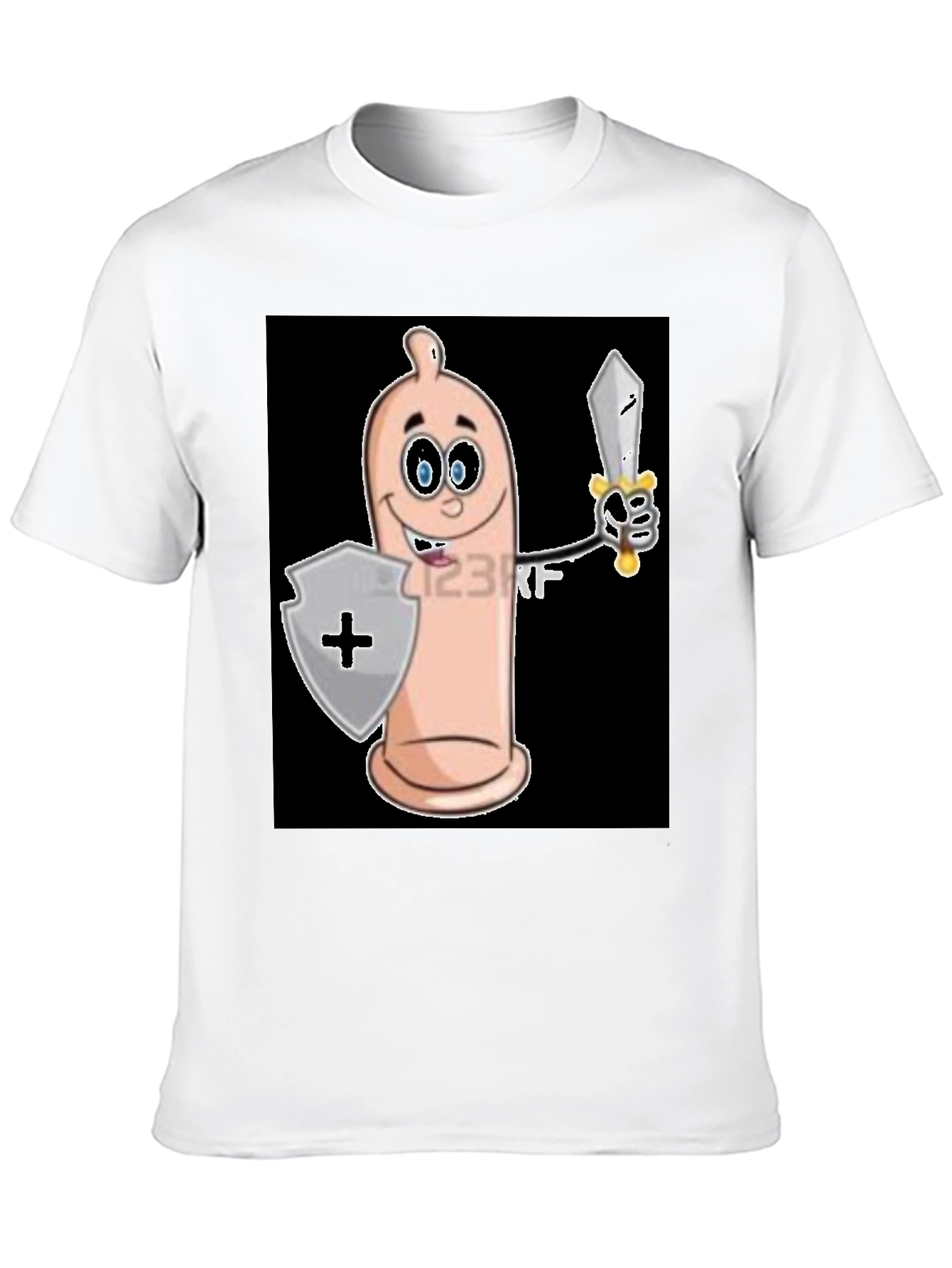 Condom Warrior T-Shirt - Protect Yourself!