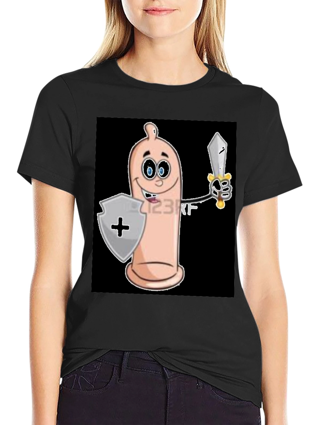 Condom Warrior T-Shirt - Protect Yourself!