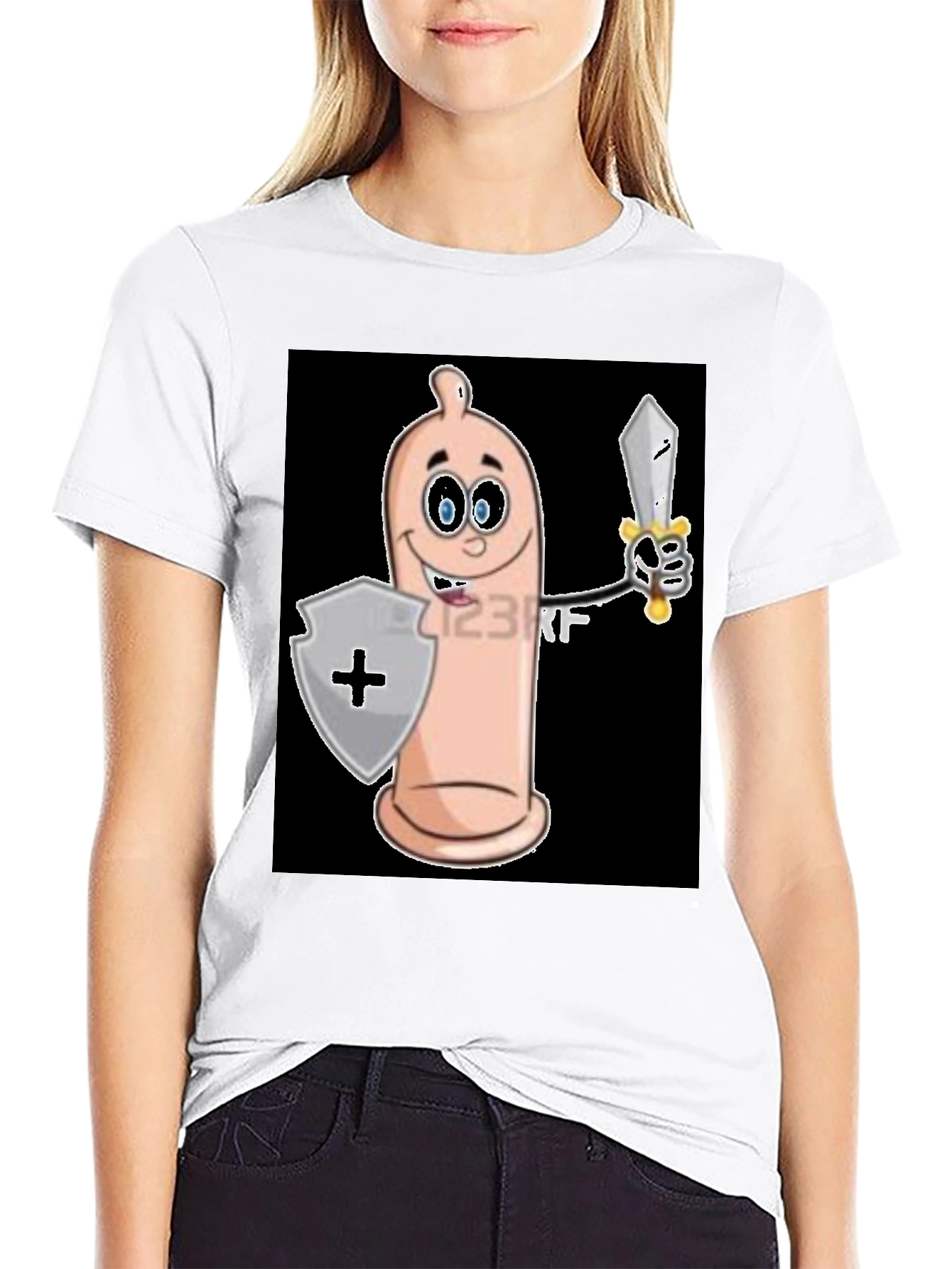 Condom Warrior T-Shirt - Protect Yourself!