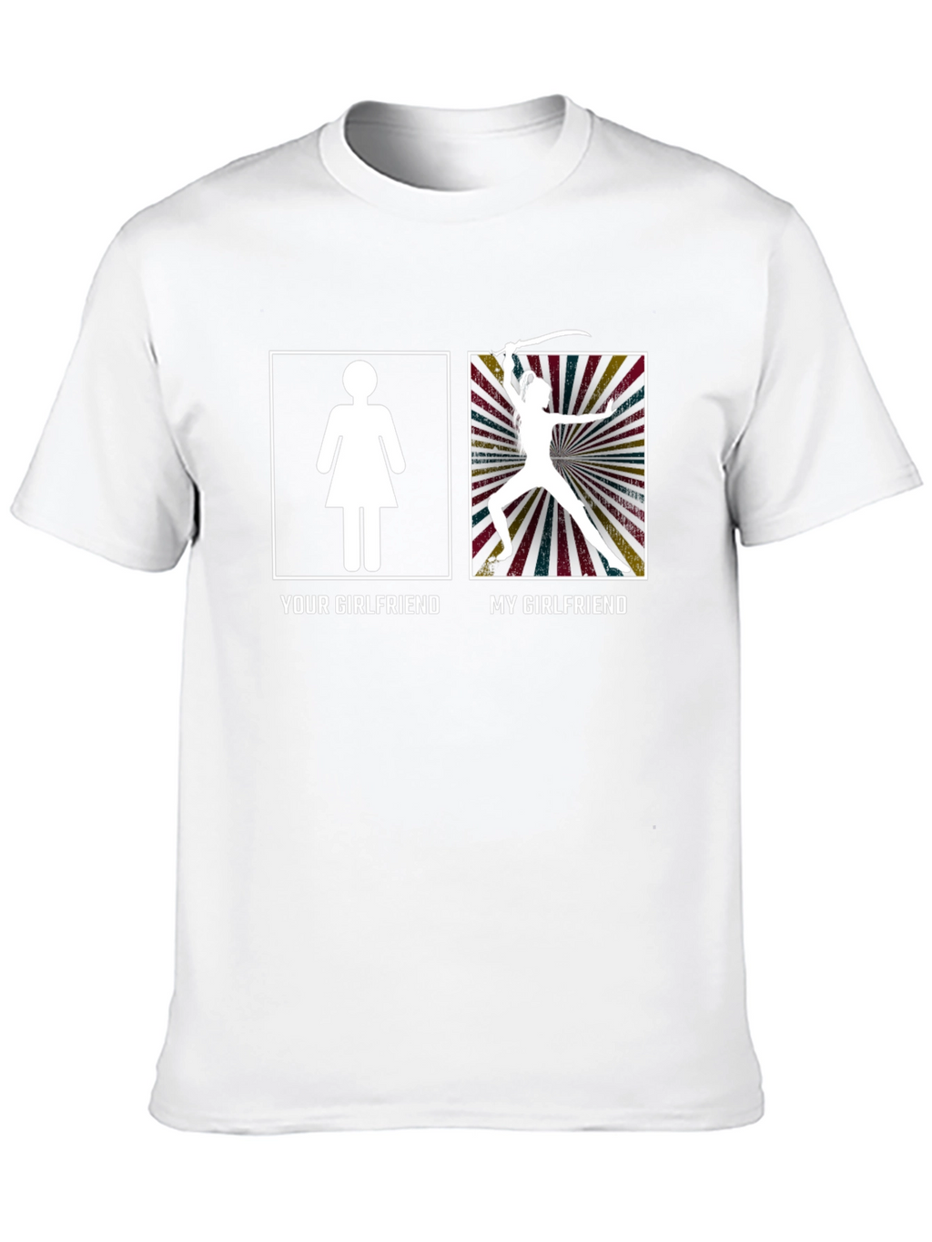 Funny My Girlfriend Graphic Novelty T-Shirt
