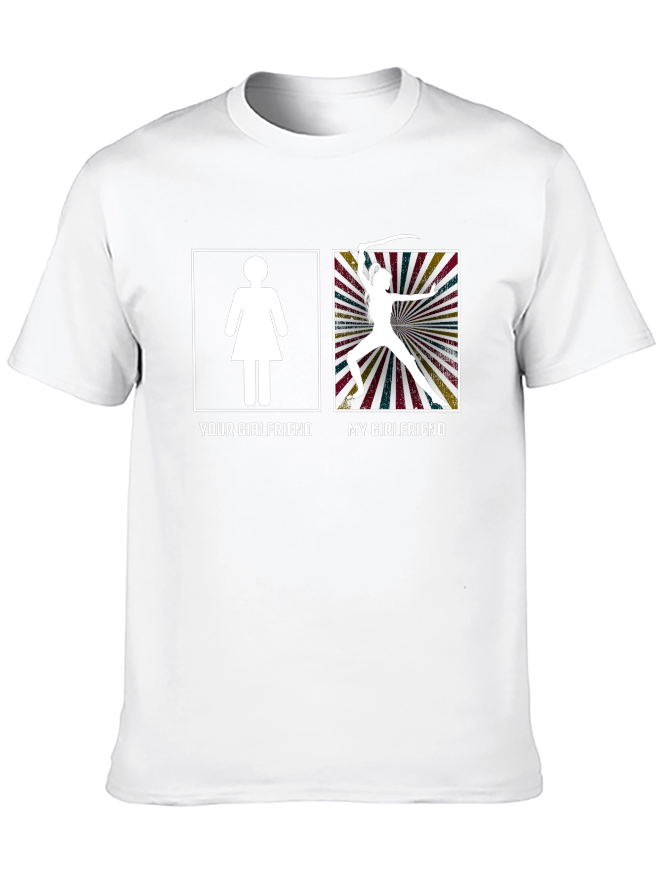 Funny My Girlfriend Graphic Novelty T-Shirt