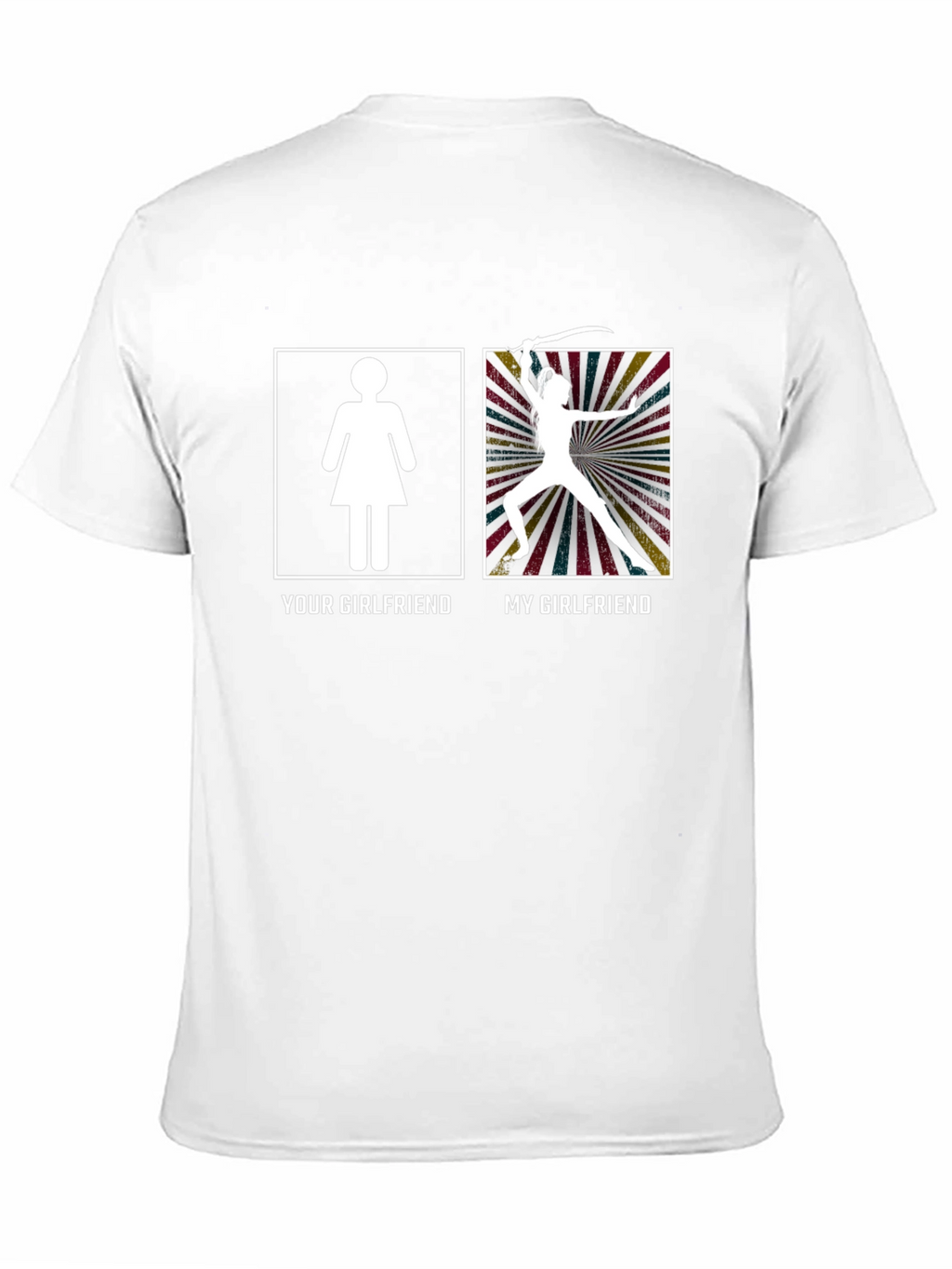 Funny My Girlfriend Graphic Novelty T-Shirt