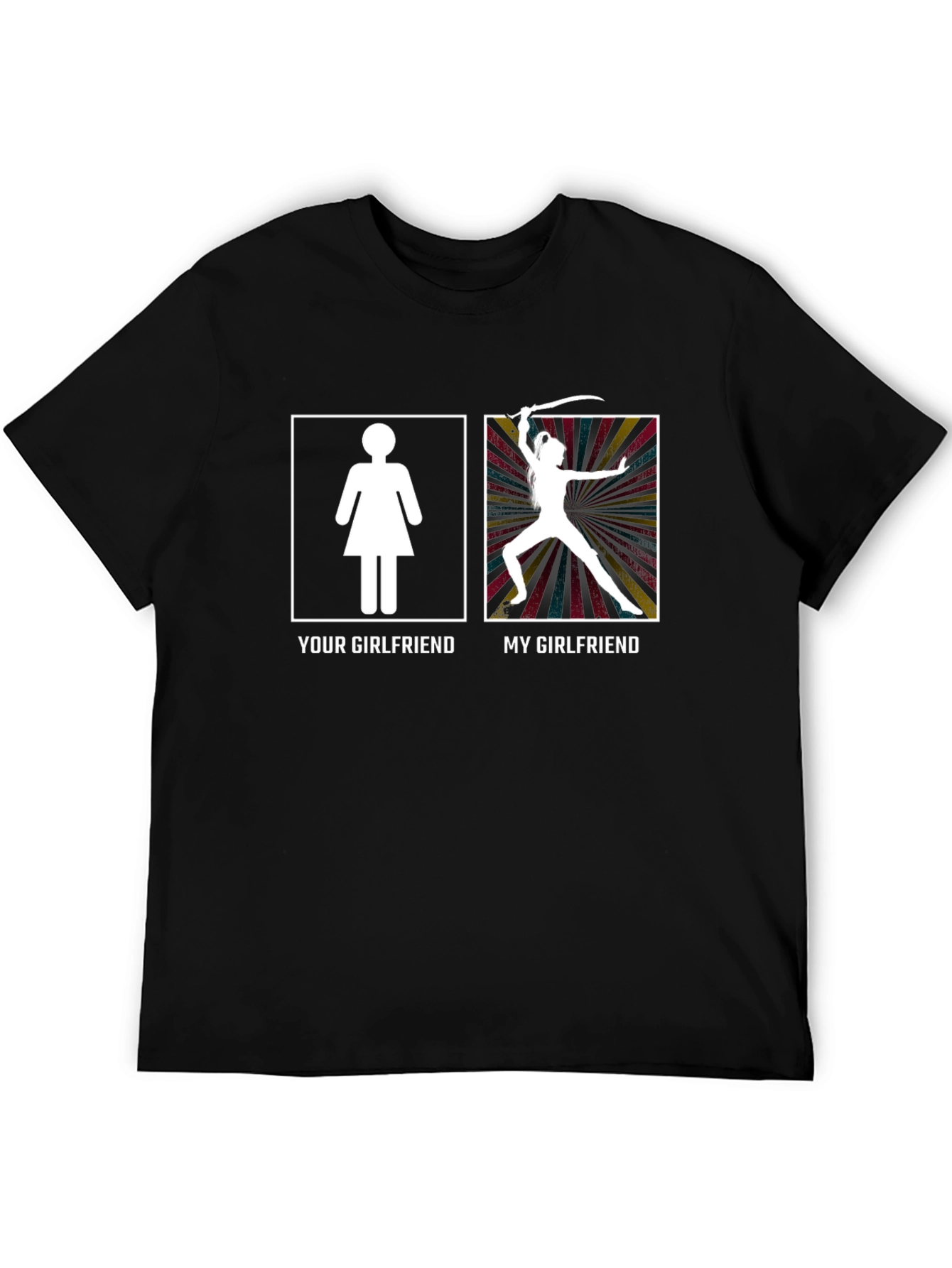 Funny My Girlfriend Graphic Novelty T-Shirt