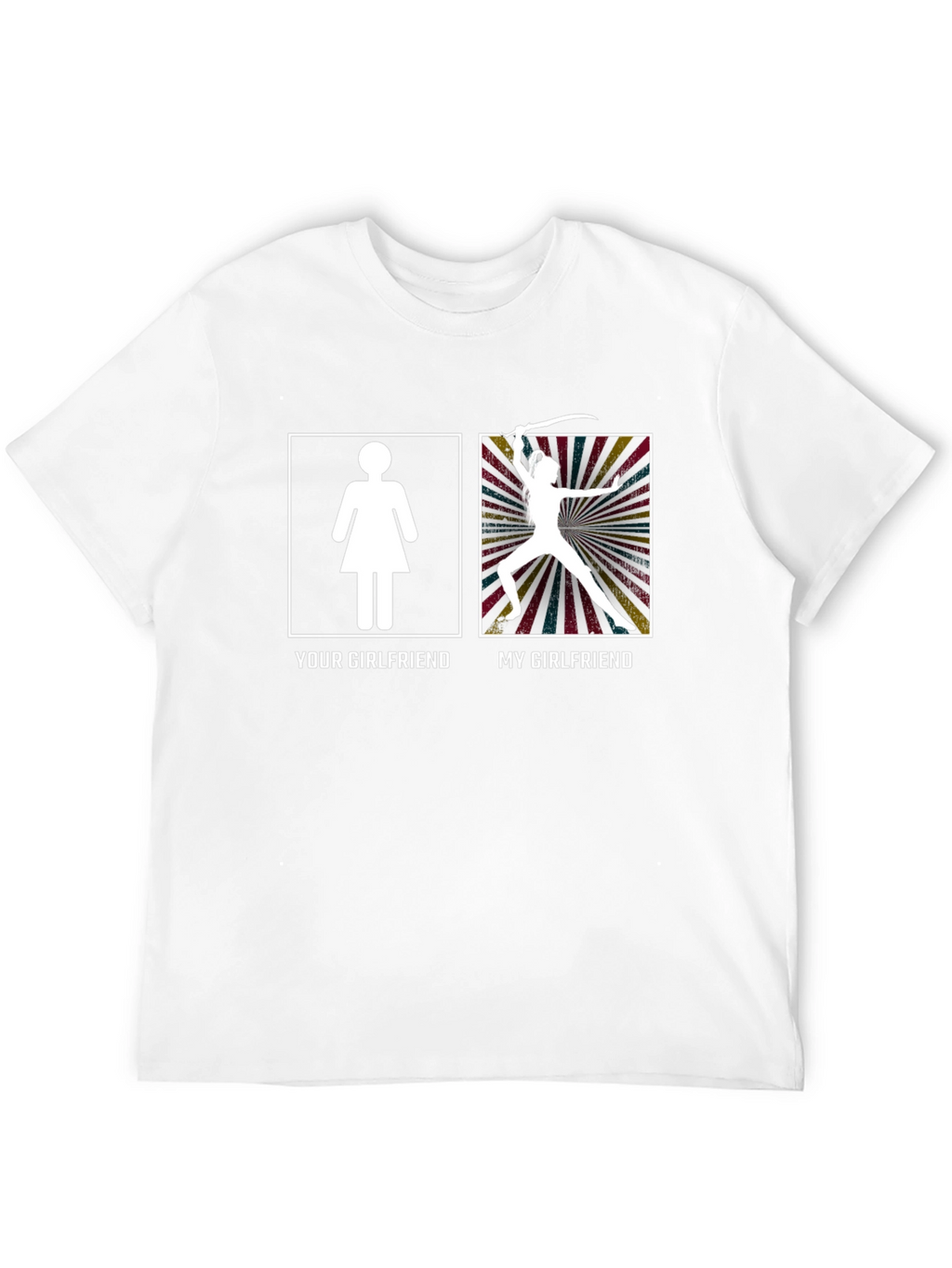 Funny My Girlfriend Graphic Novelty T-Shirt