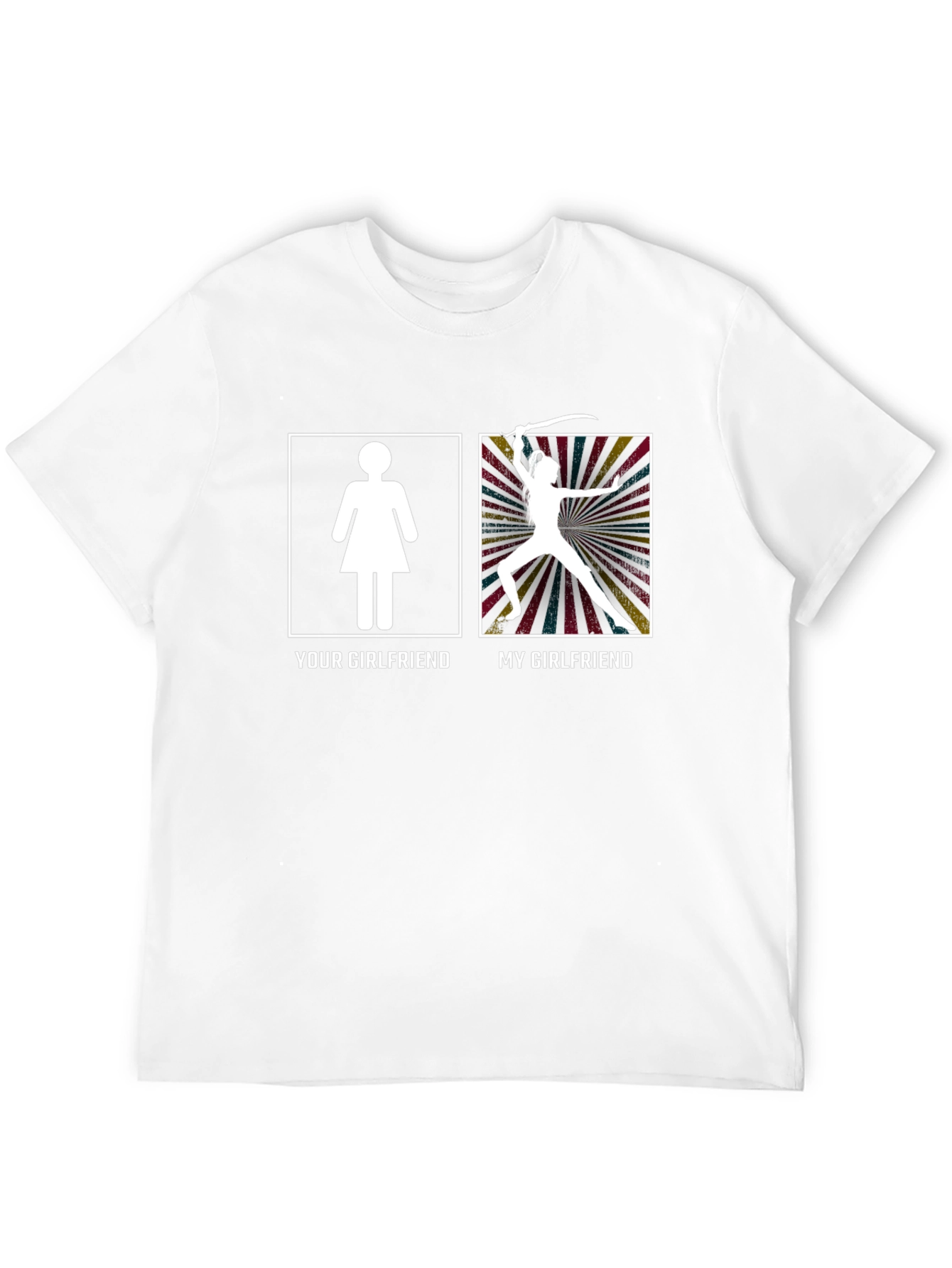Funny My Girlfriend Graphic Novelty T-Shirt