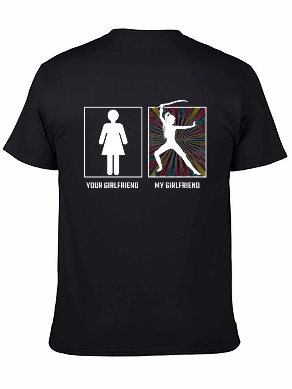 Funny My Girlfriend Graphic Novelty T-Shirt