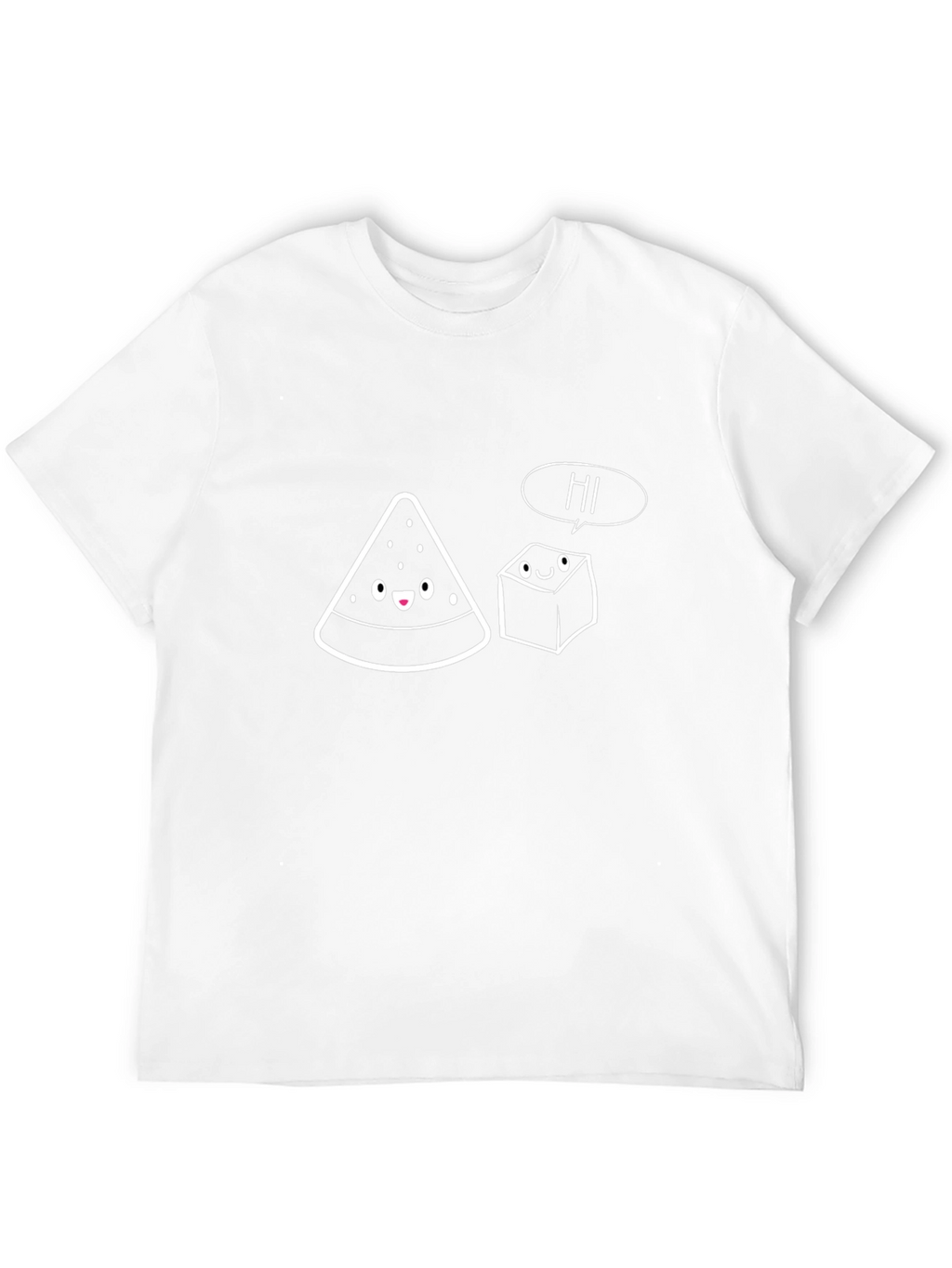 Funny Cartoon Watermelon & Ice Cube Graphic Tee