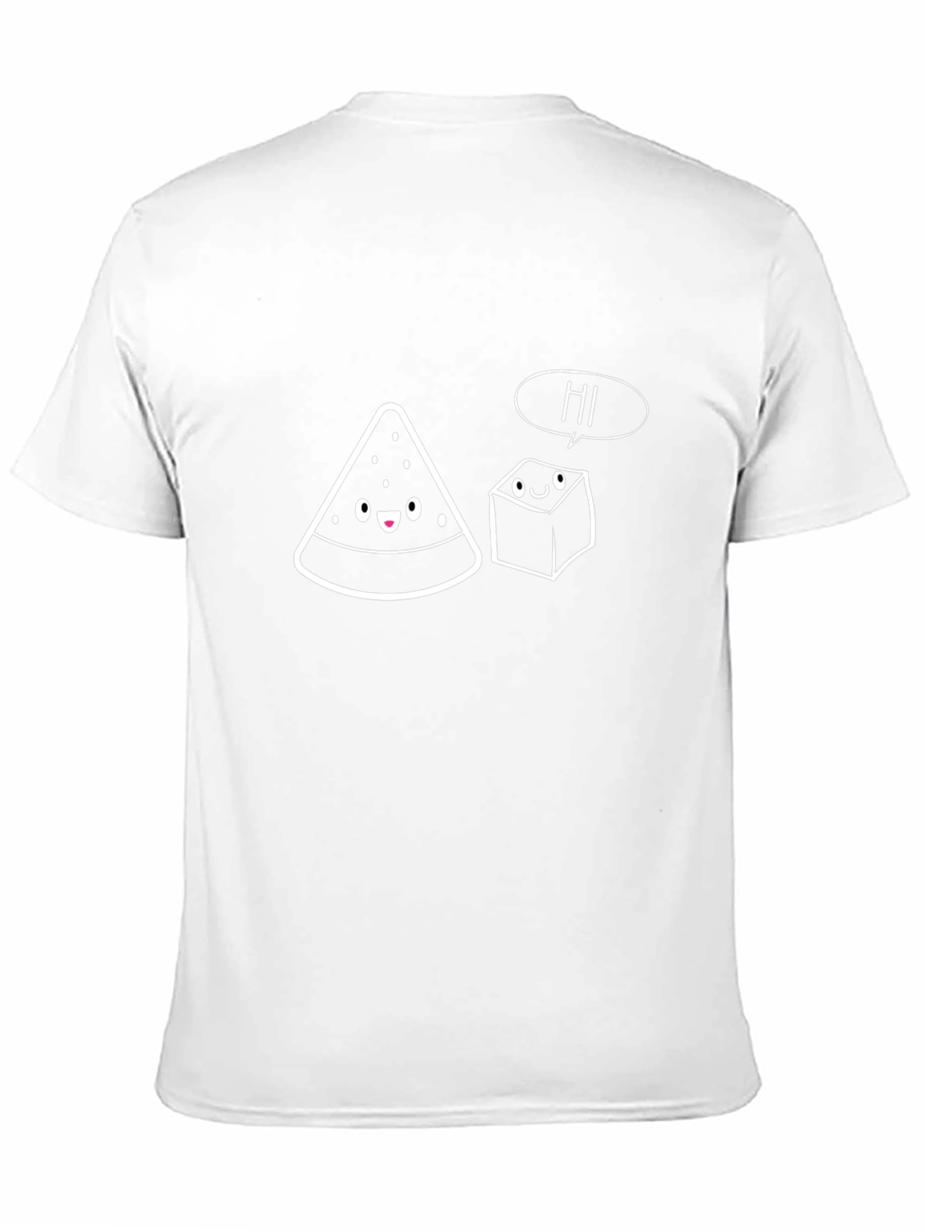 Funny Cartoon Watermelon & Ice Cube Graphic Tee