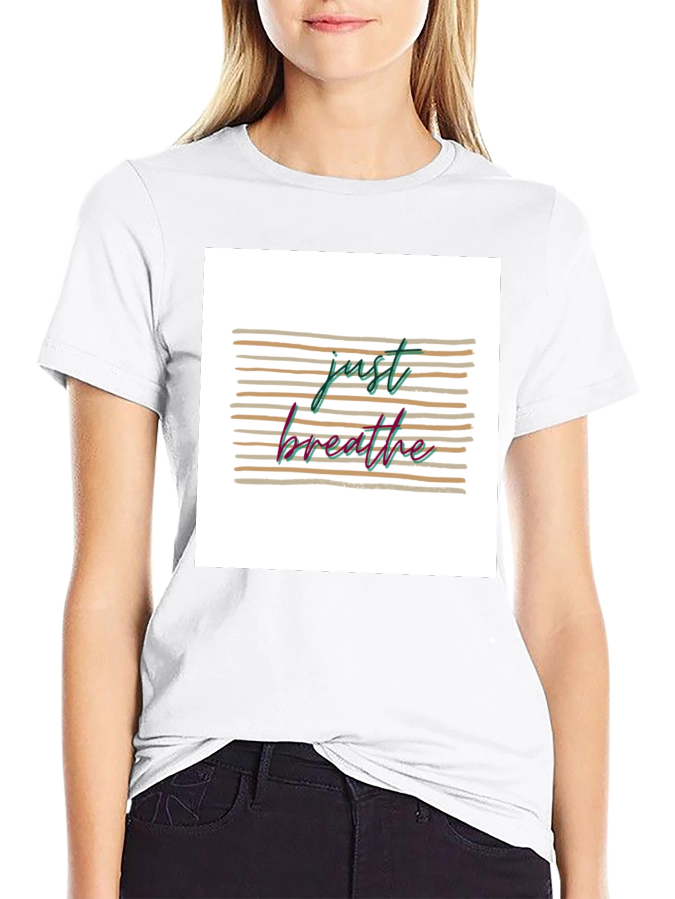 Just Breathe Graphic T-Shirt - Relaxed Fit