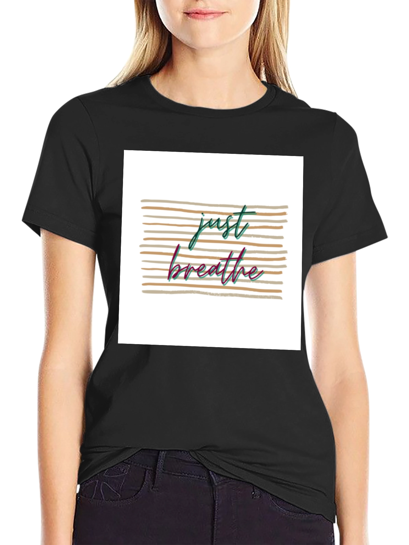 Just Breathe Graphic T-Shirt - Relaxed Fit