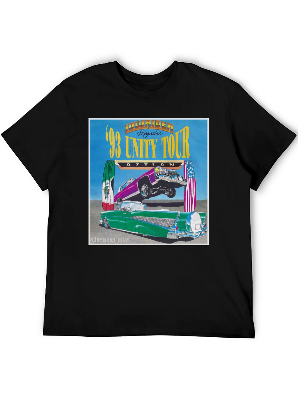 Lowrider 93 Unity Tour Black T-Shirt