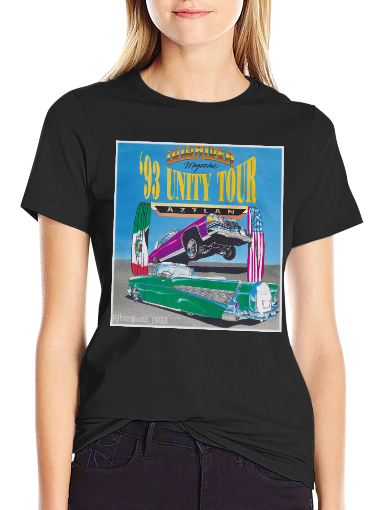Lowrider 93 Unity Tour Black T-Shirt