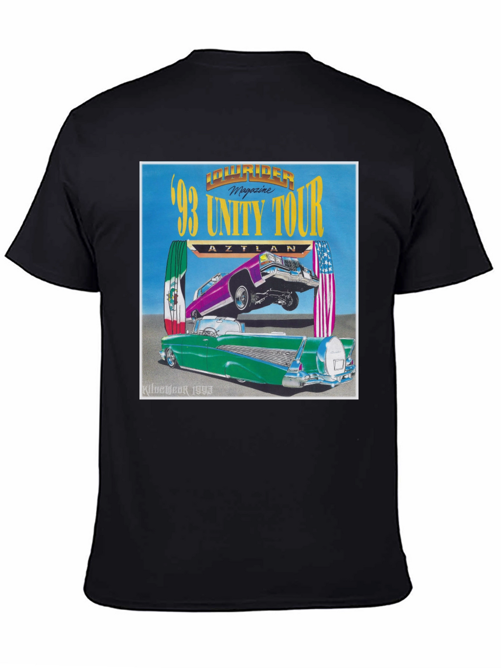 Lowrider 93 Unity Tour Black T-Shirt