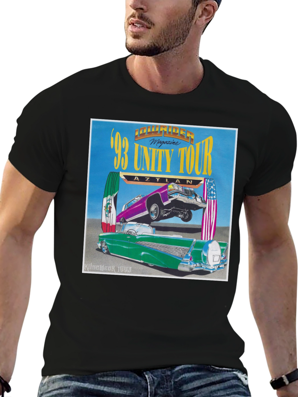 Lowrider 93 Unity Tour Black T-Shirt