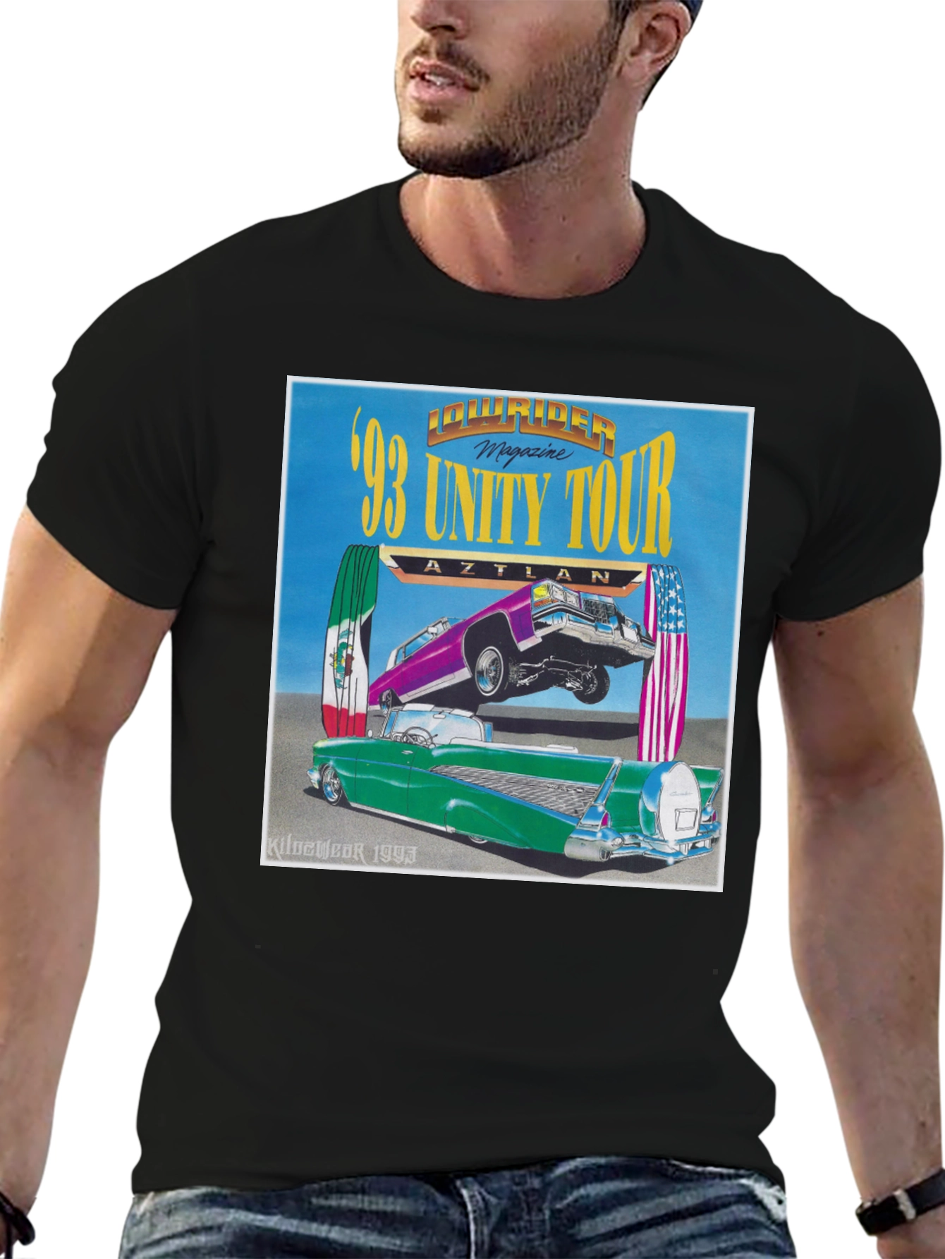 Lowrider 93 Unity Tour Black T-Shirt
