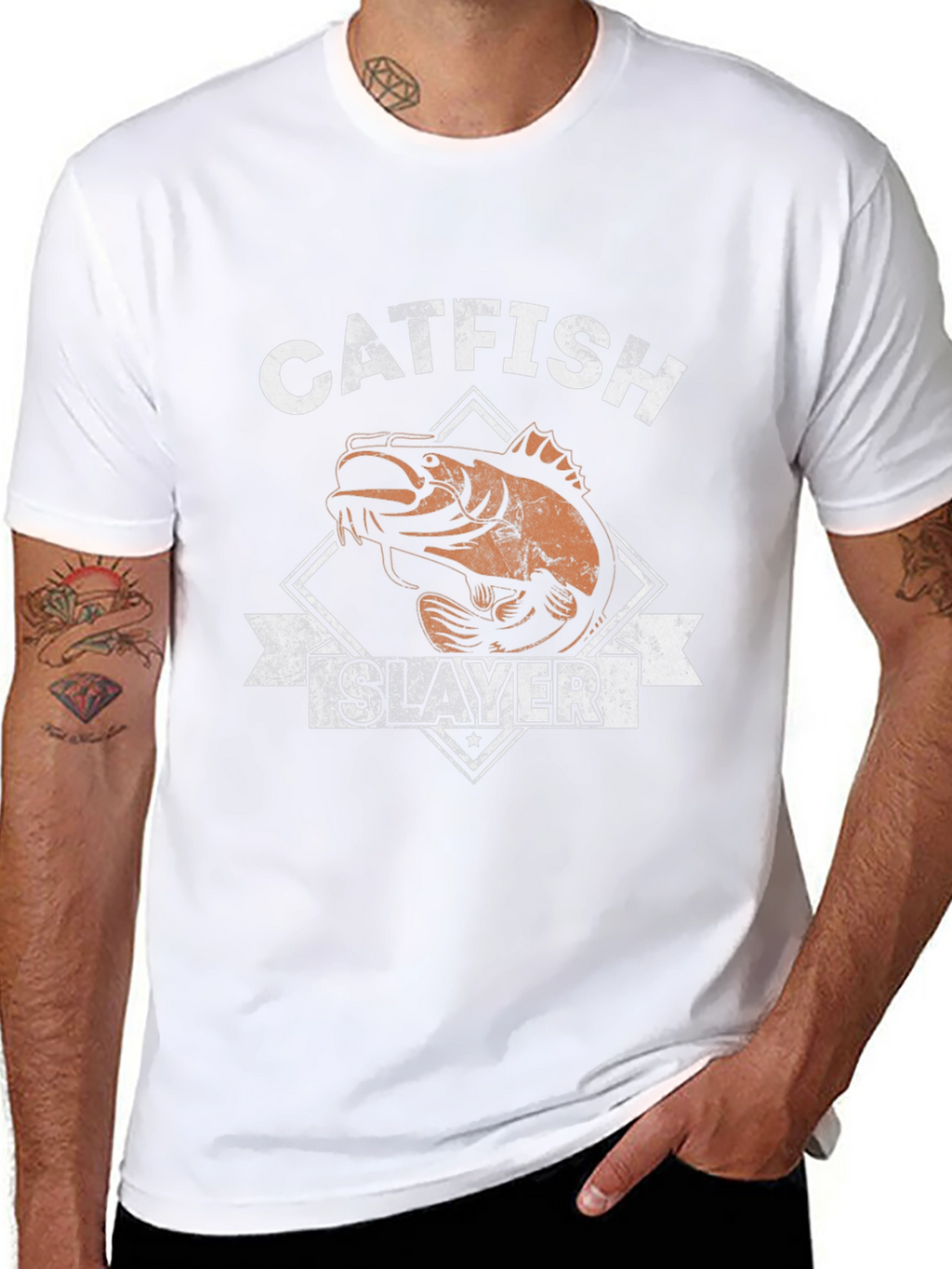 Catfish Slayer Graphic T-Shirt