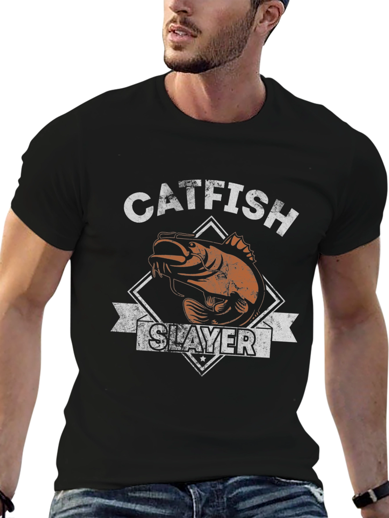Catfish Slayer Graphic T-Shirt