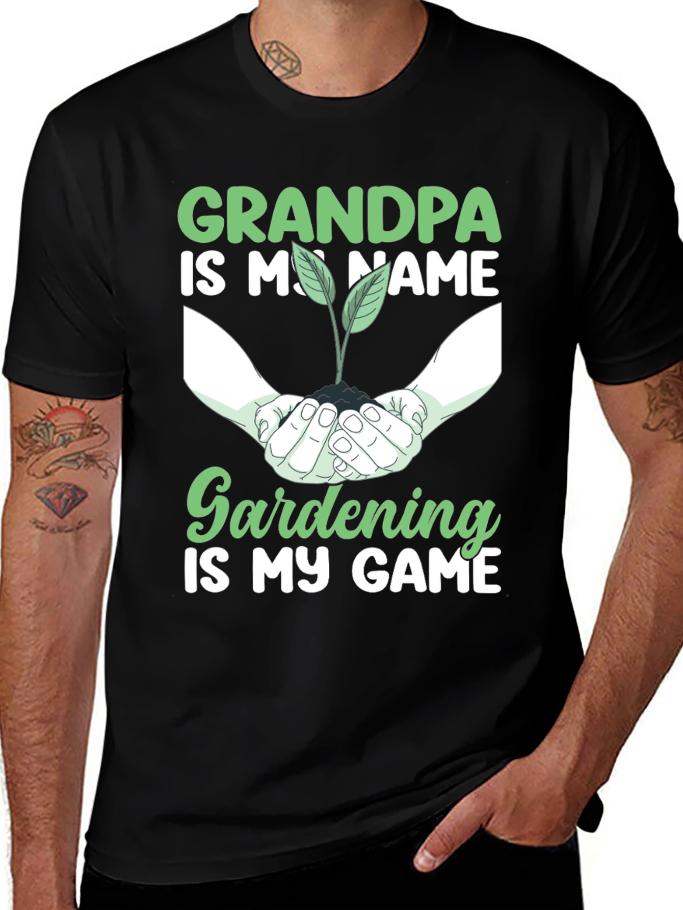 Grandpa Gardening T-Shirt - Gardener Gift