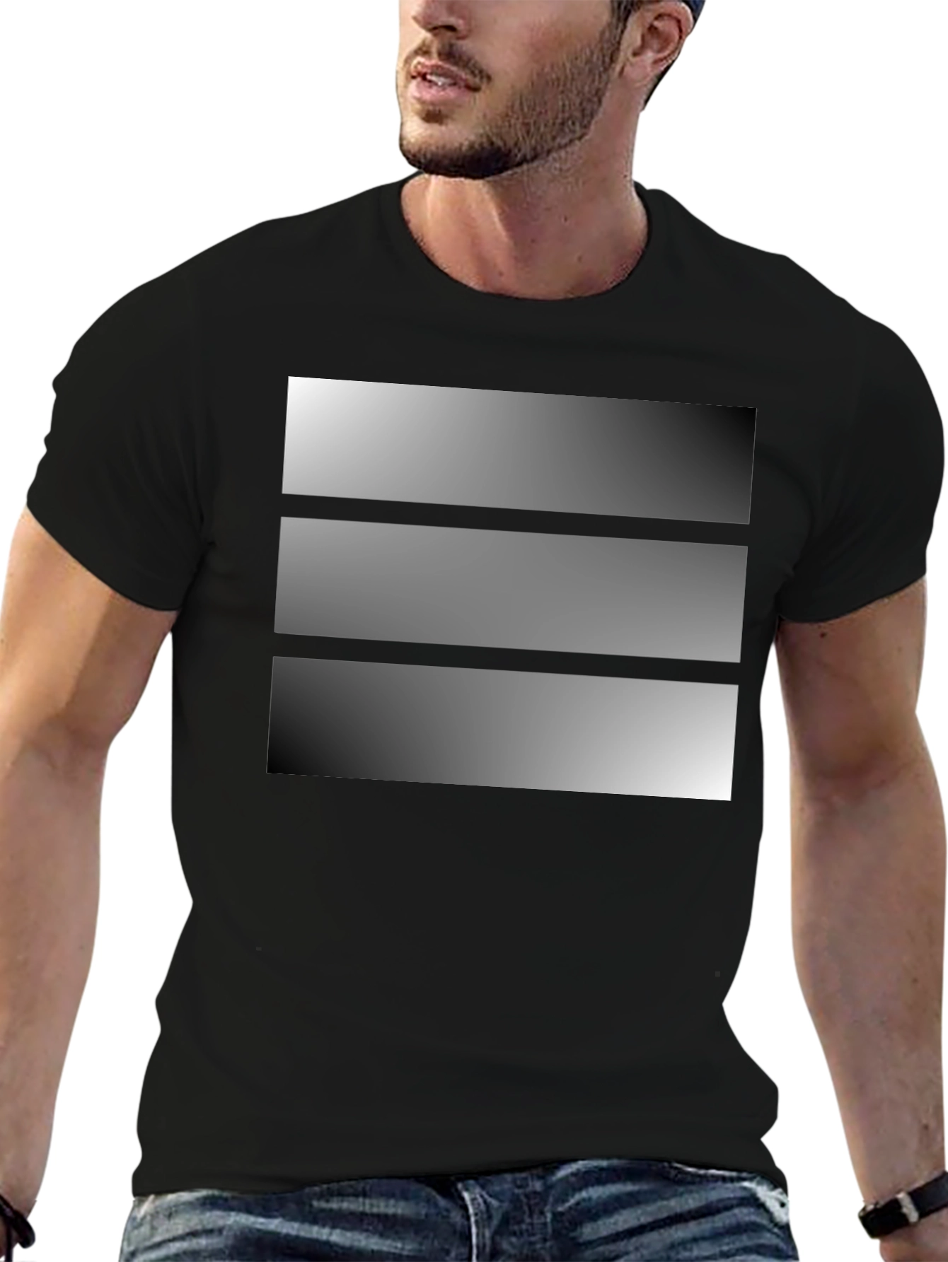 Modern Graphic T-Shirt - Gradient Design
