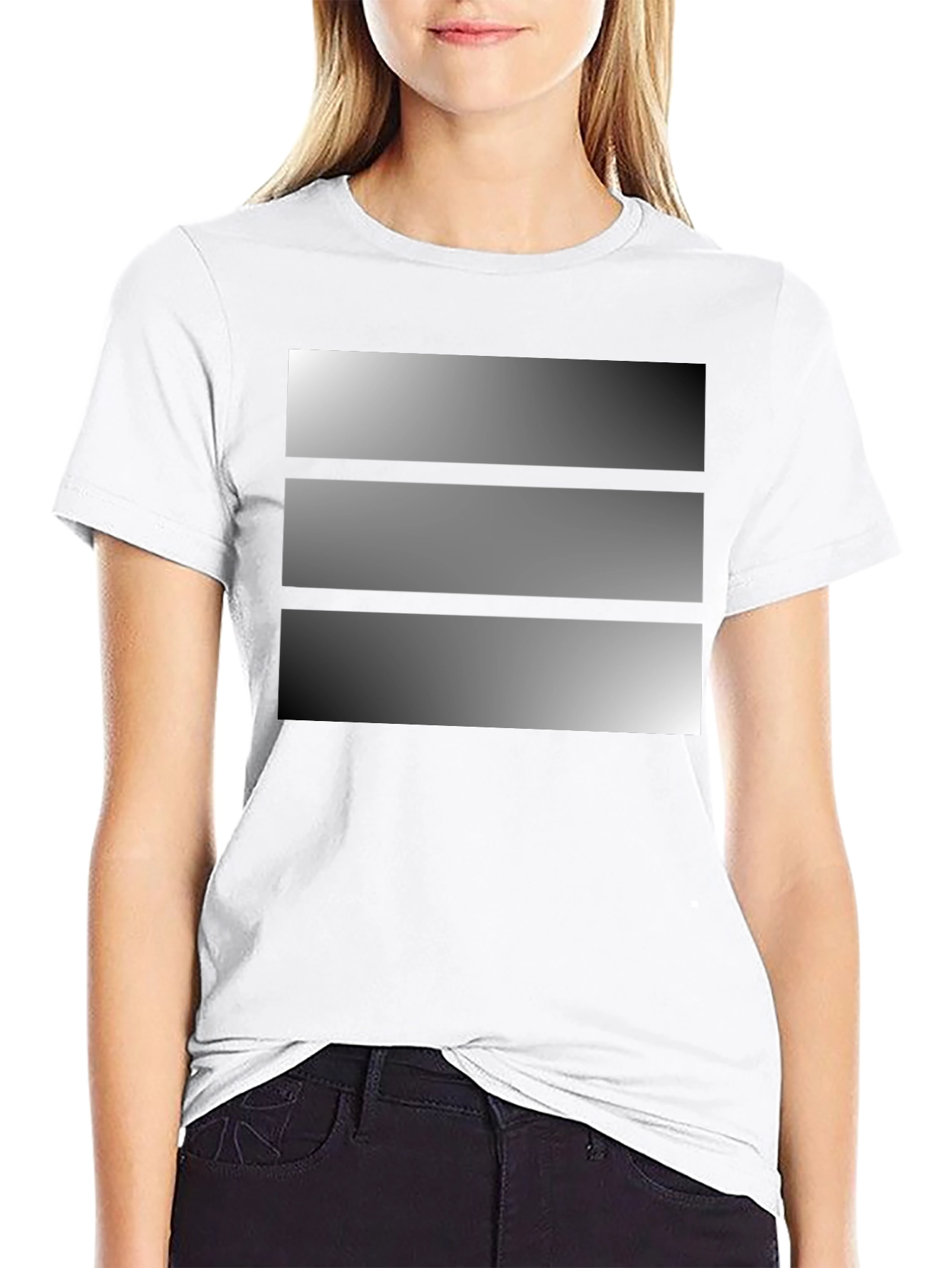 Modern Graphic T-Shirt - Gradient Design