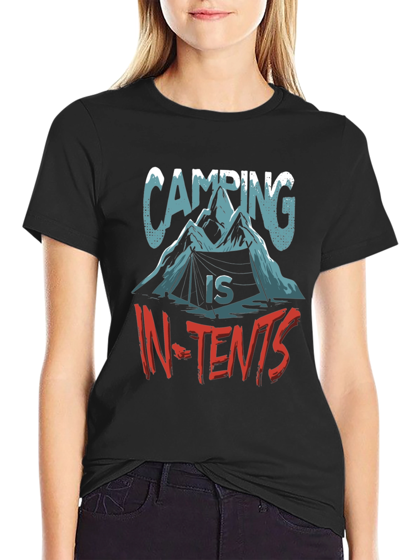 Camping In-Tents Graphic T-Shirt