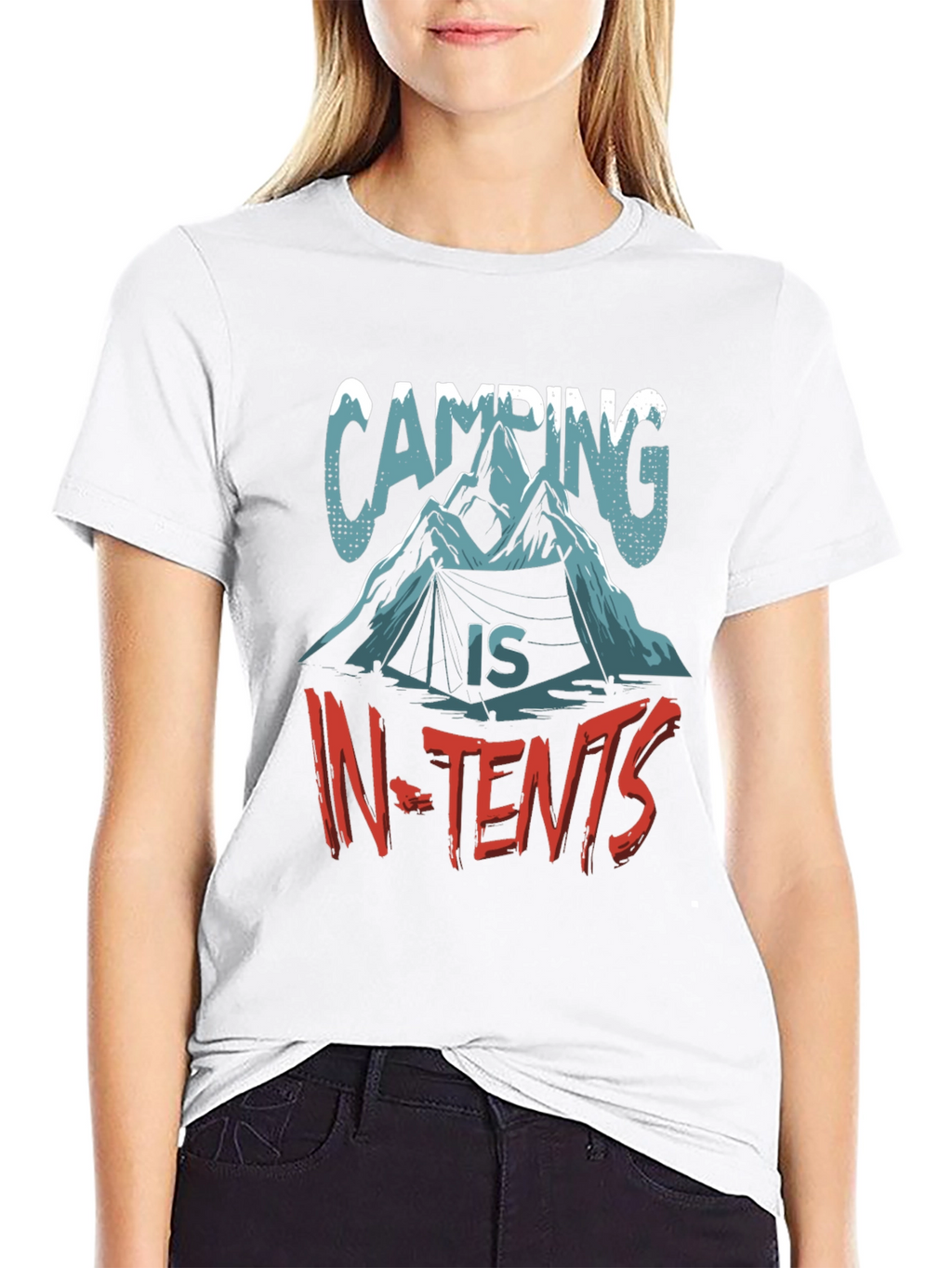 Camping In-Tents Graphic T-Shirt