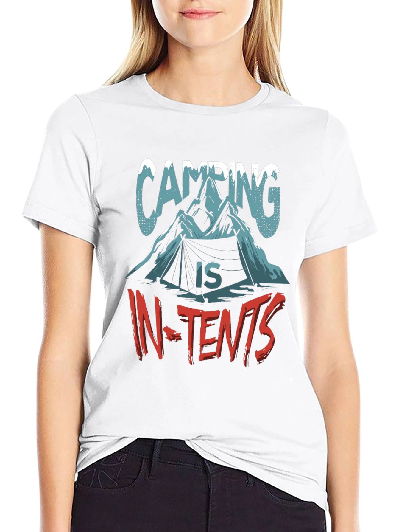 Camping In-Tents Graphic T-Shirt