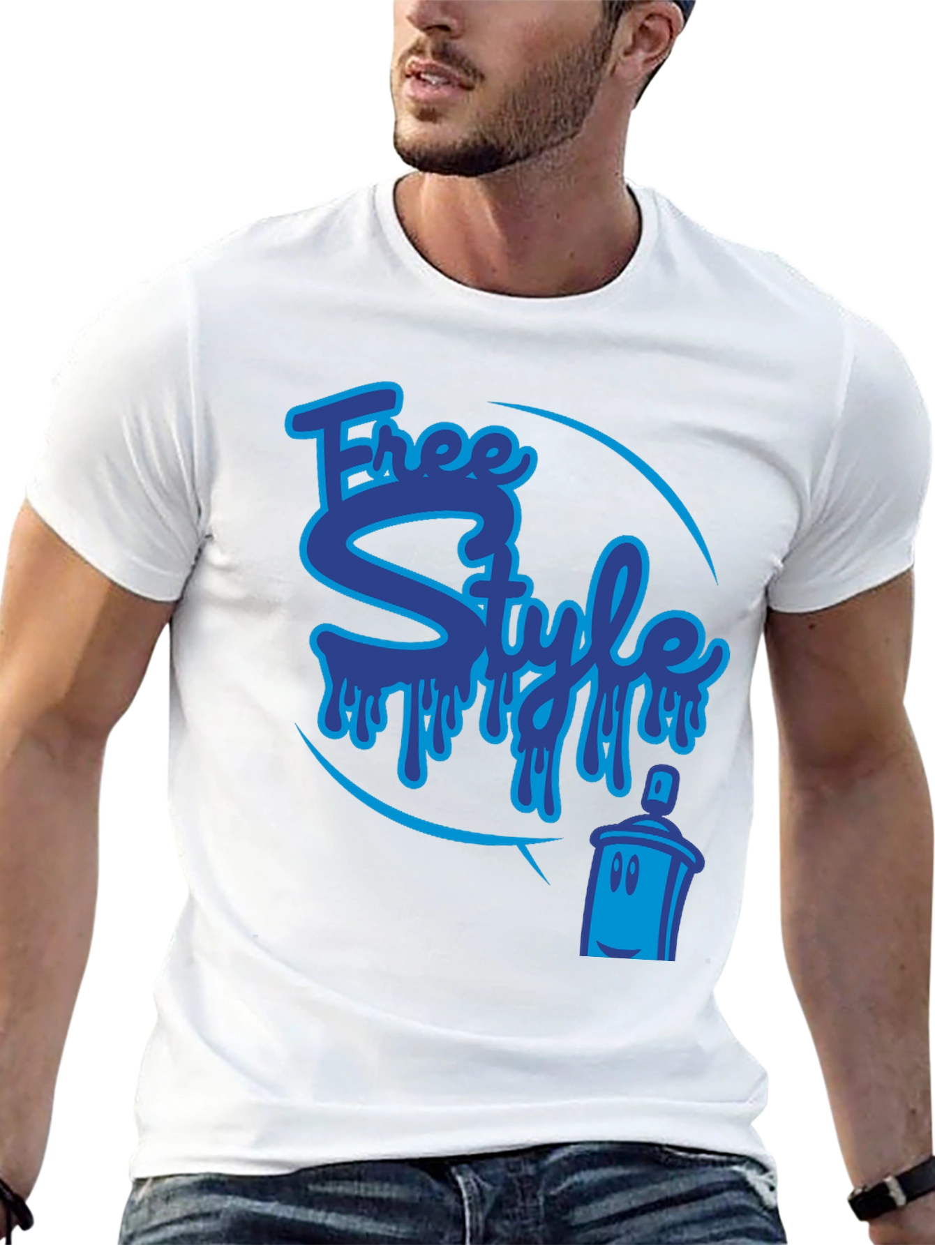 Free Style T-Shirt - Urban Art Design