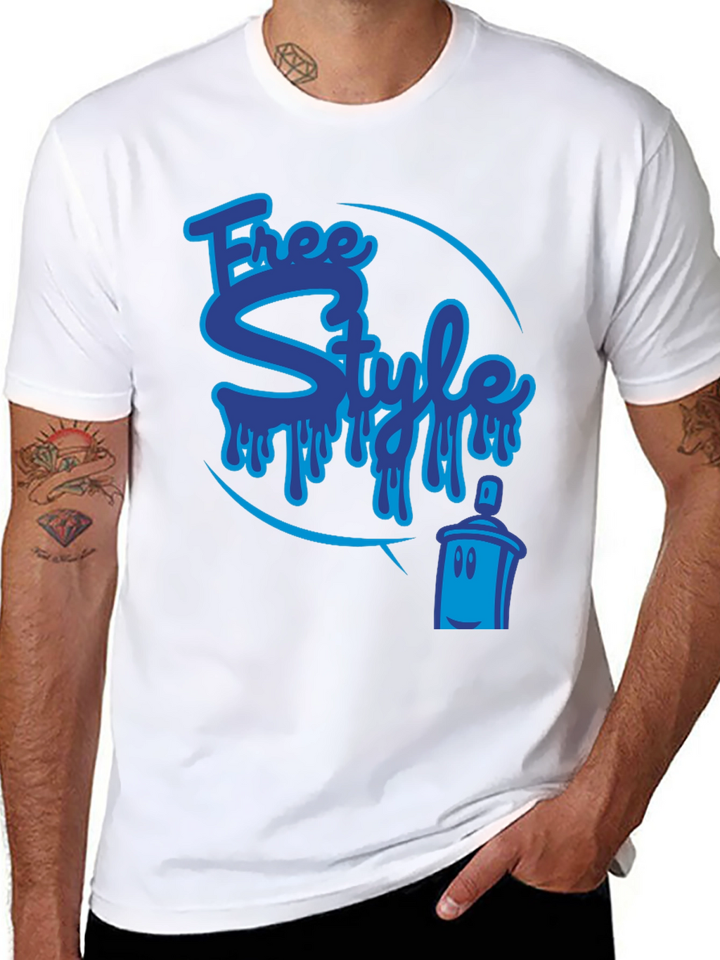 Free Style T-Shirt - Urban Art Design