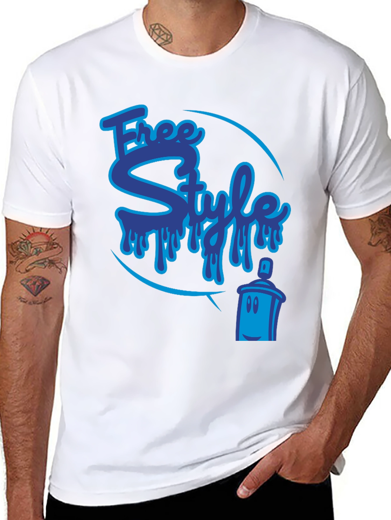 Free Style T-Shirt - Urban Art Design