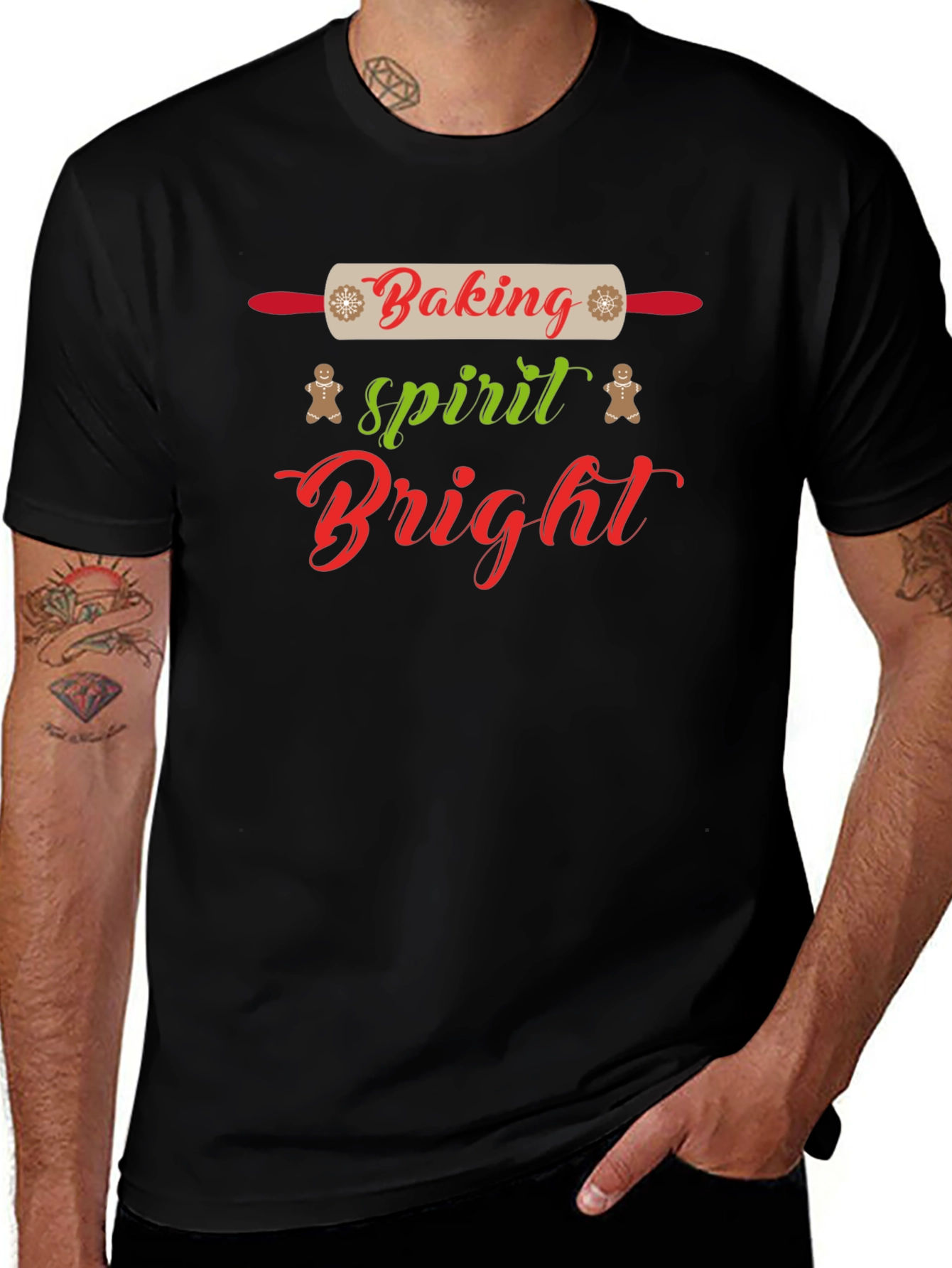 Baking Spirit Bright Christmas T-Shirt