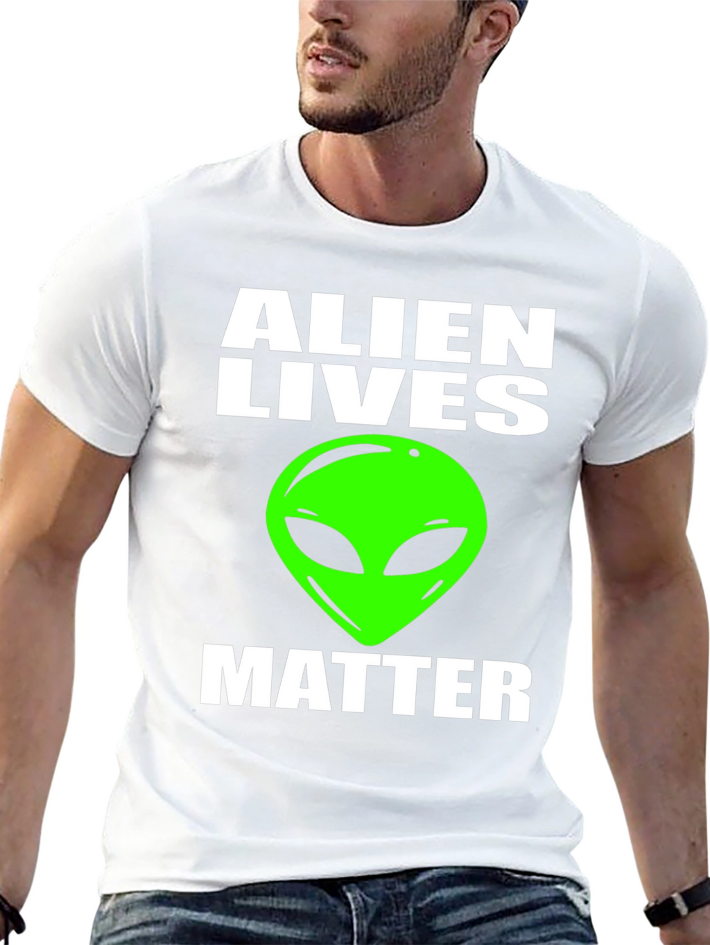 Alien Lives Matter Graphic Tee - Black