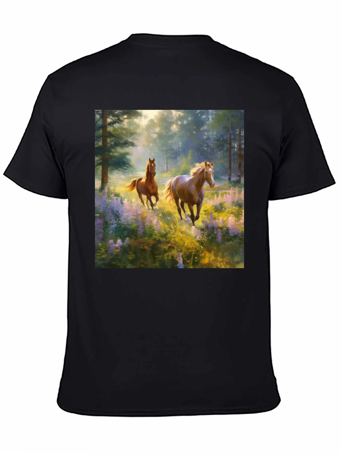 Horse Meadow Graphic Tee - Nature Inspired