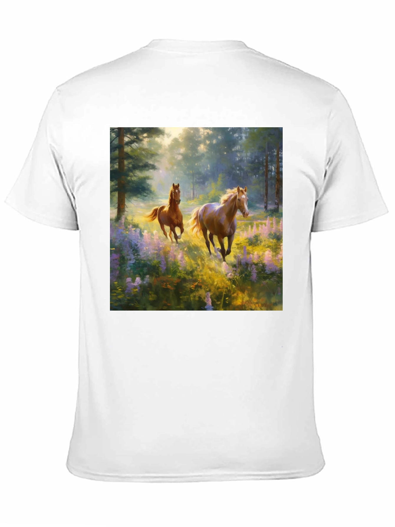 Horse Meadow Graphic Tee - Nature Inspired